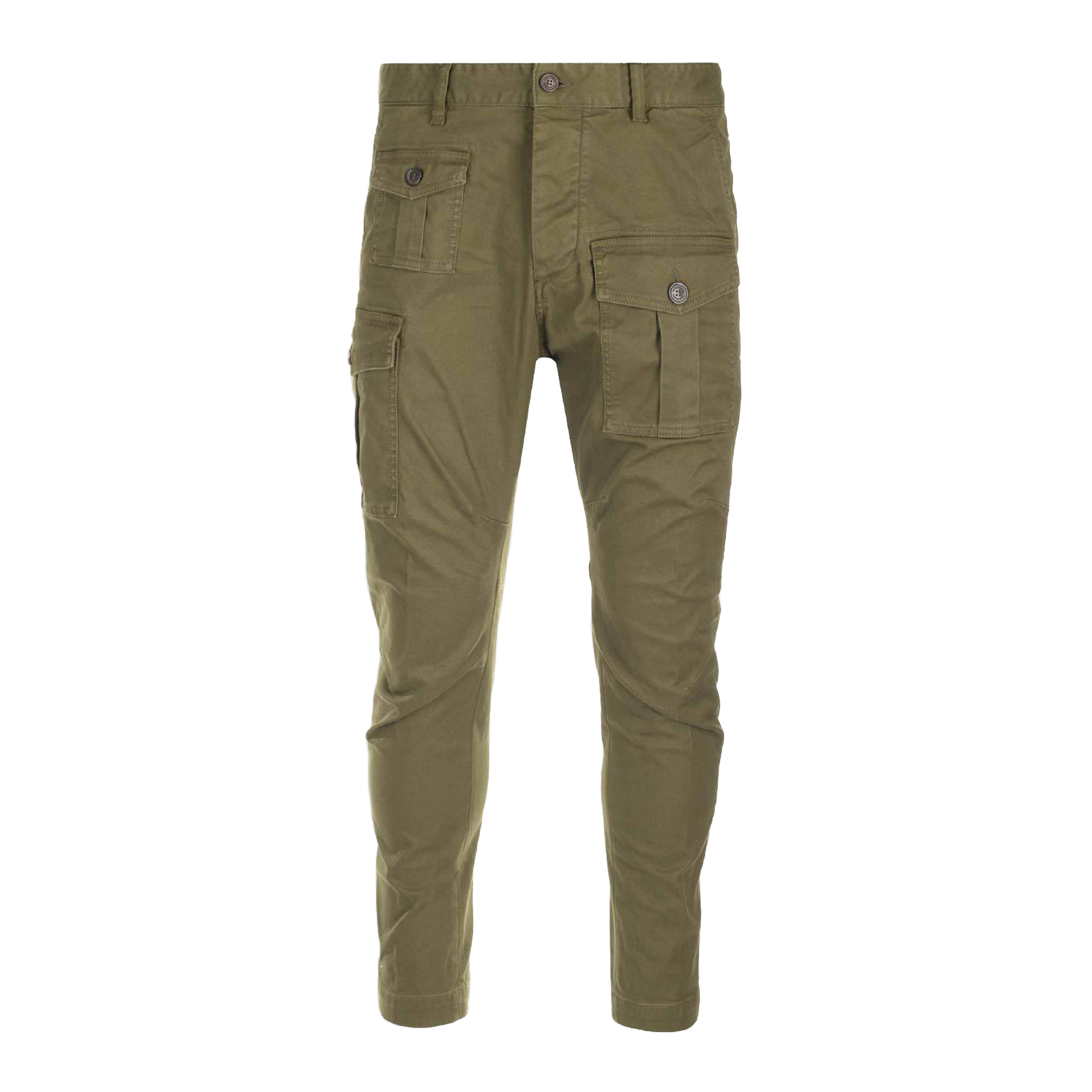 Pantalón Cargo Verde Dsquared2 Multipocket