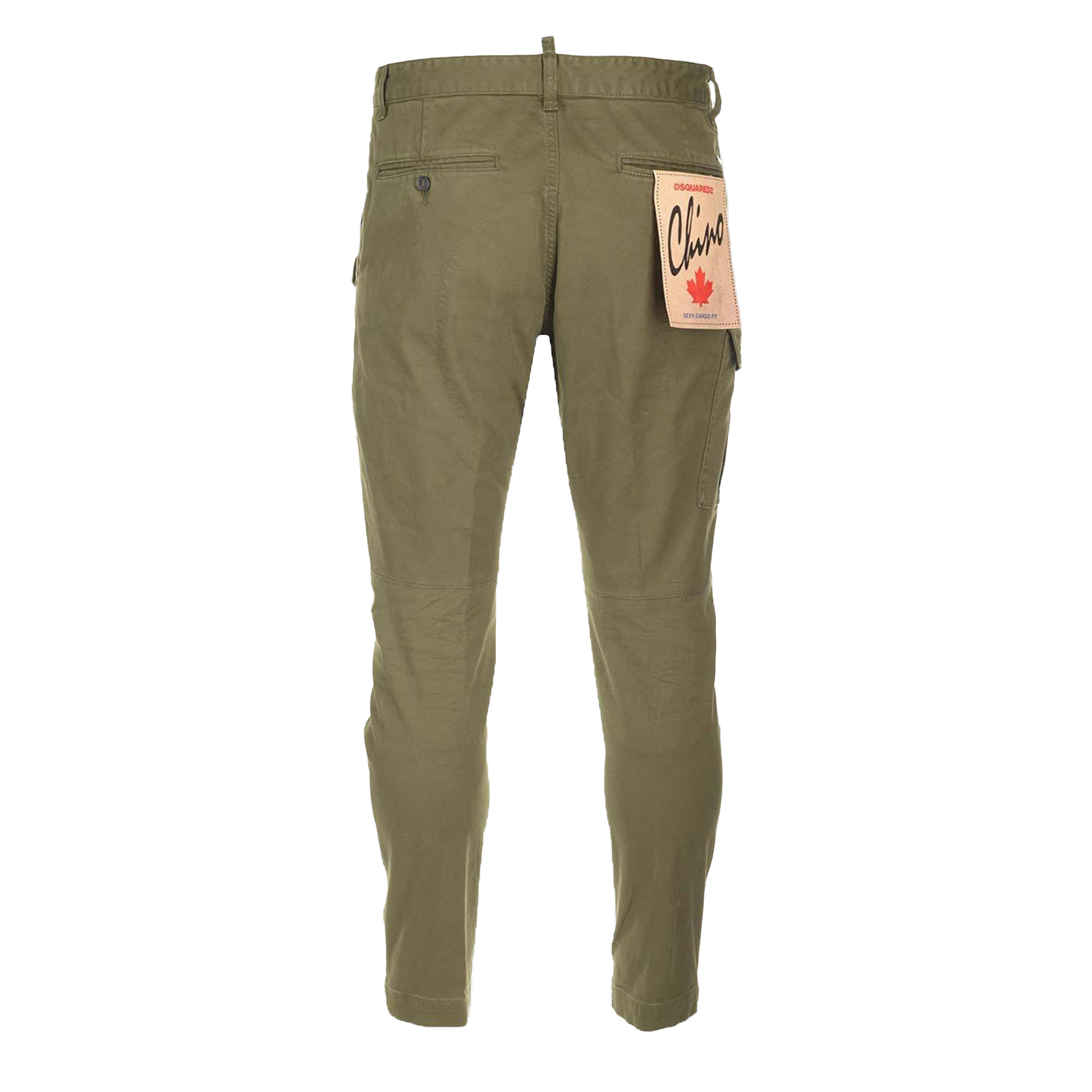 Pantalón Cargo Verde Dsquared2 Multipocket