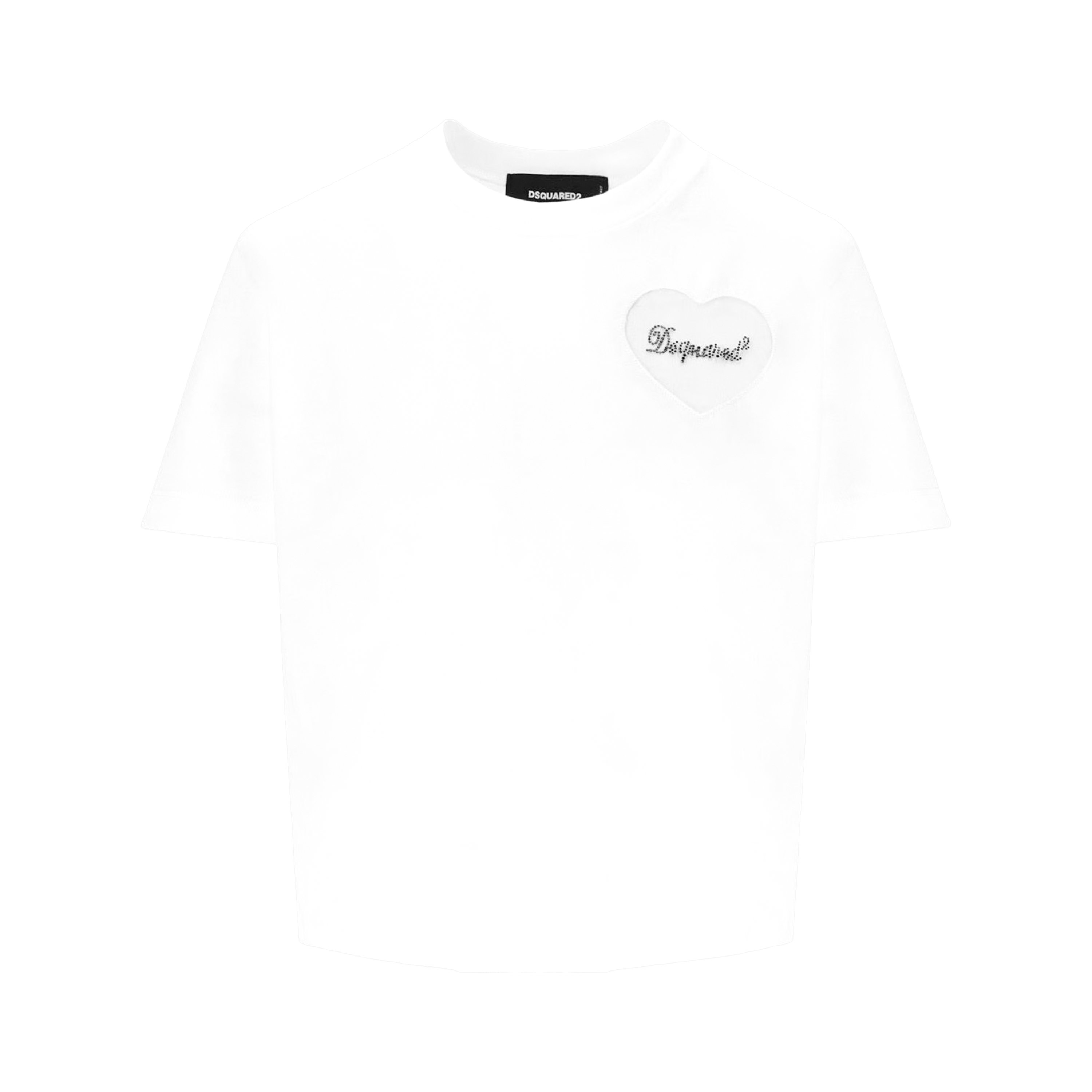 Camiseta Blanca Dsquared2 Heart Logo