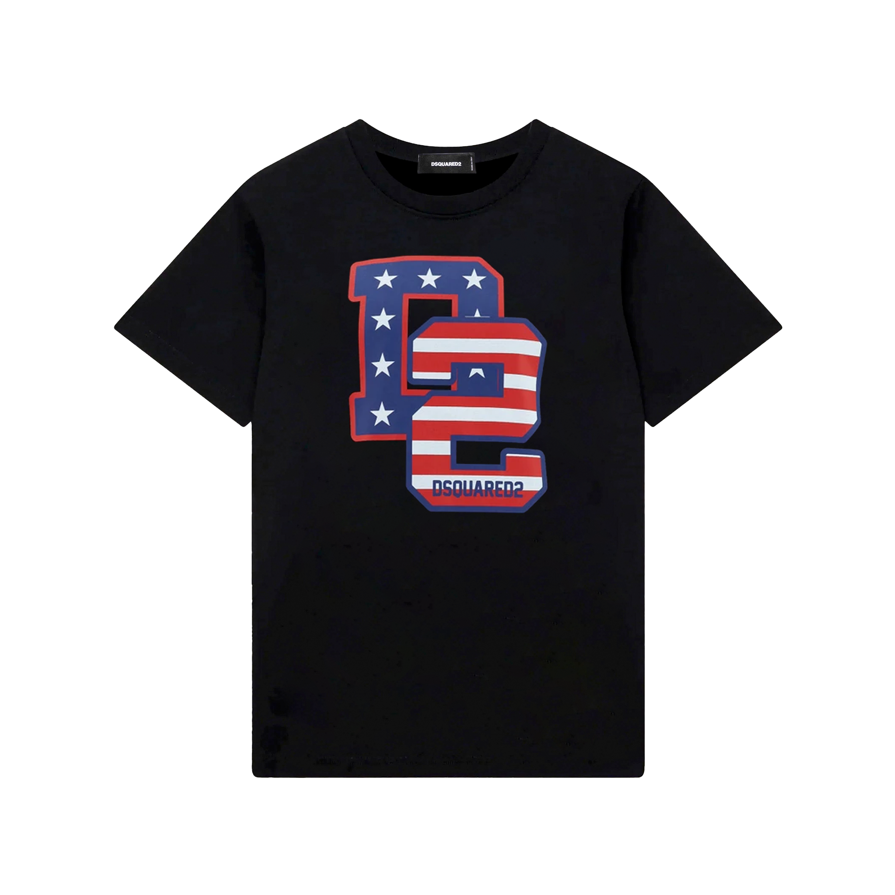 Camiseta Negra Dsquared2 USA