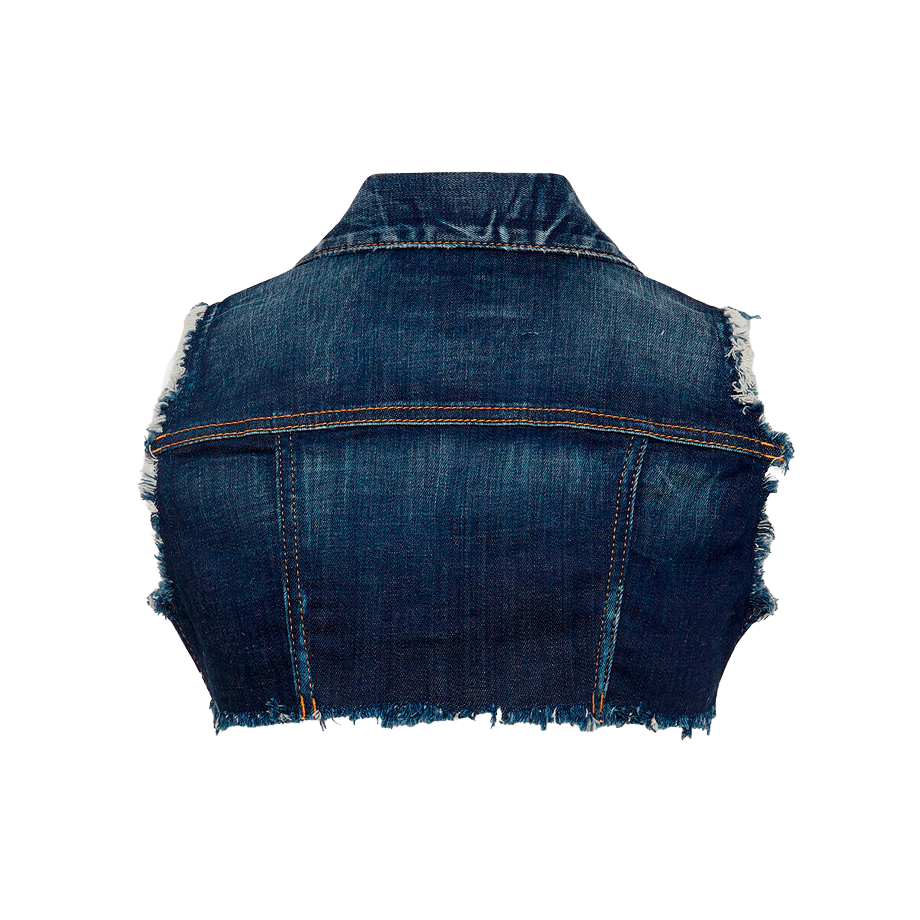Chaleco Denim Dsquared2 Cropped