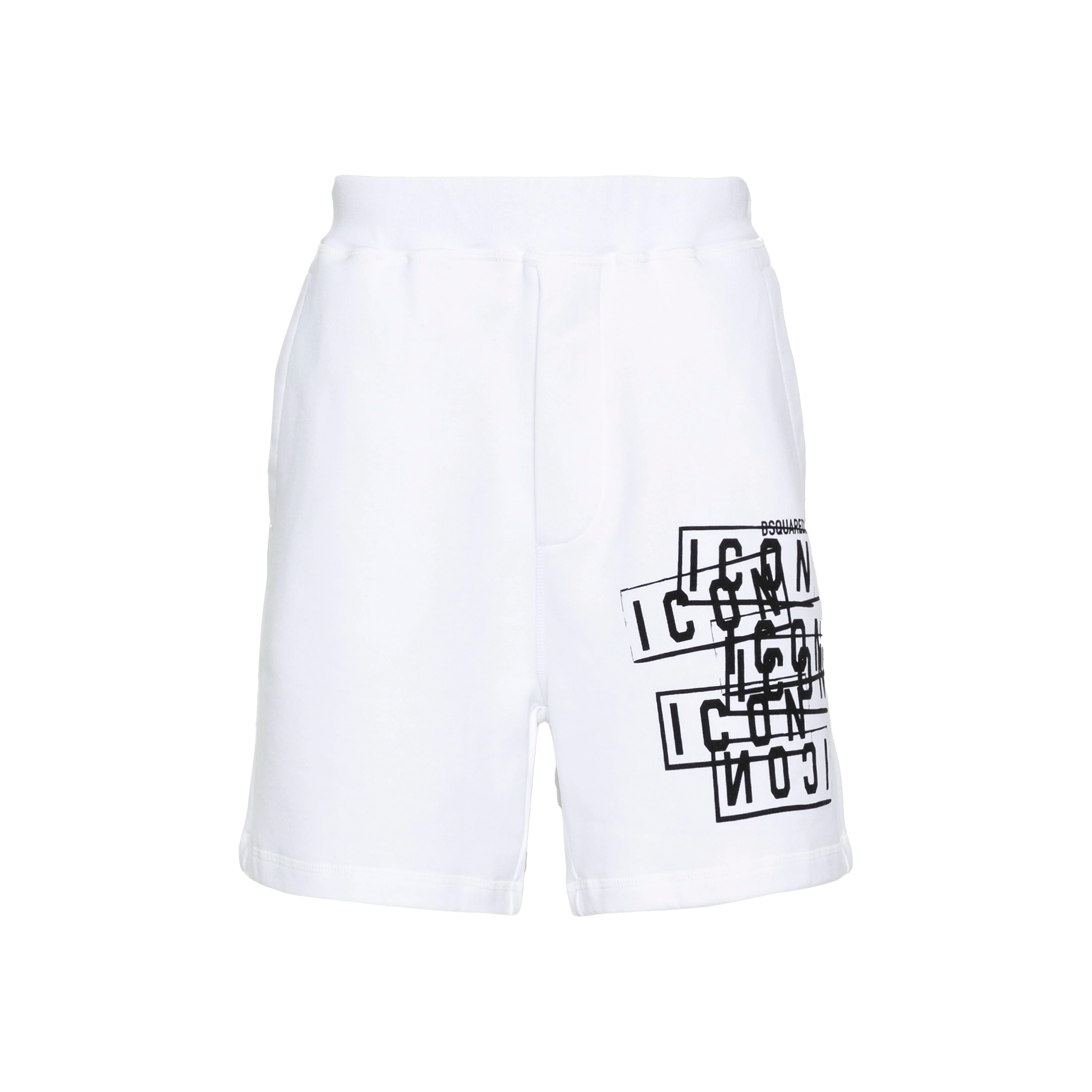 Shorts Blanco Dsquared2 Icon Stamps
