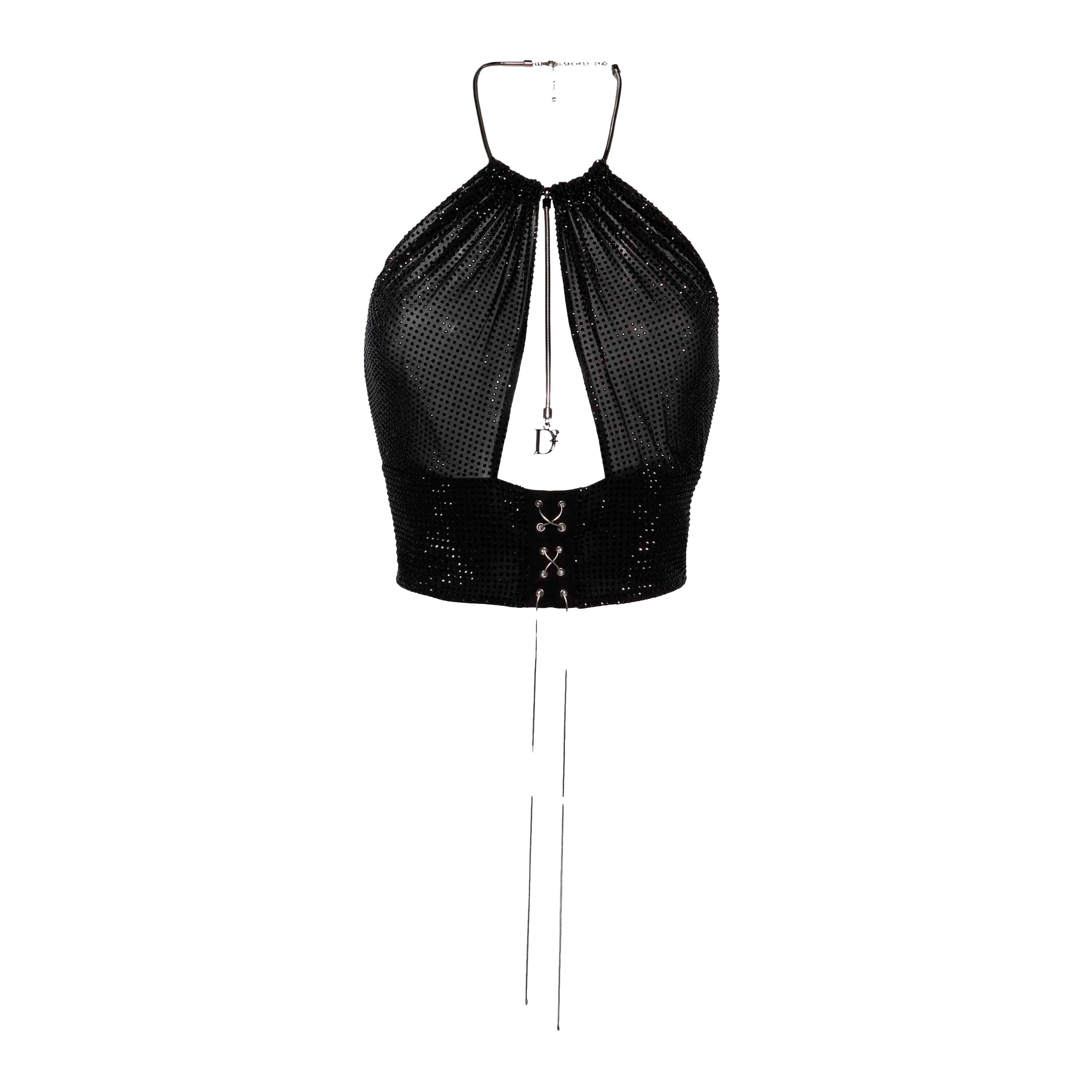 Top Negro Dsquared2 D2 Plaque