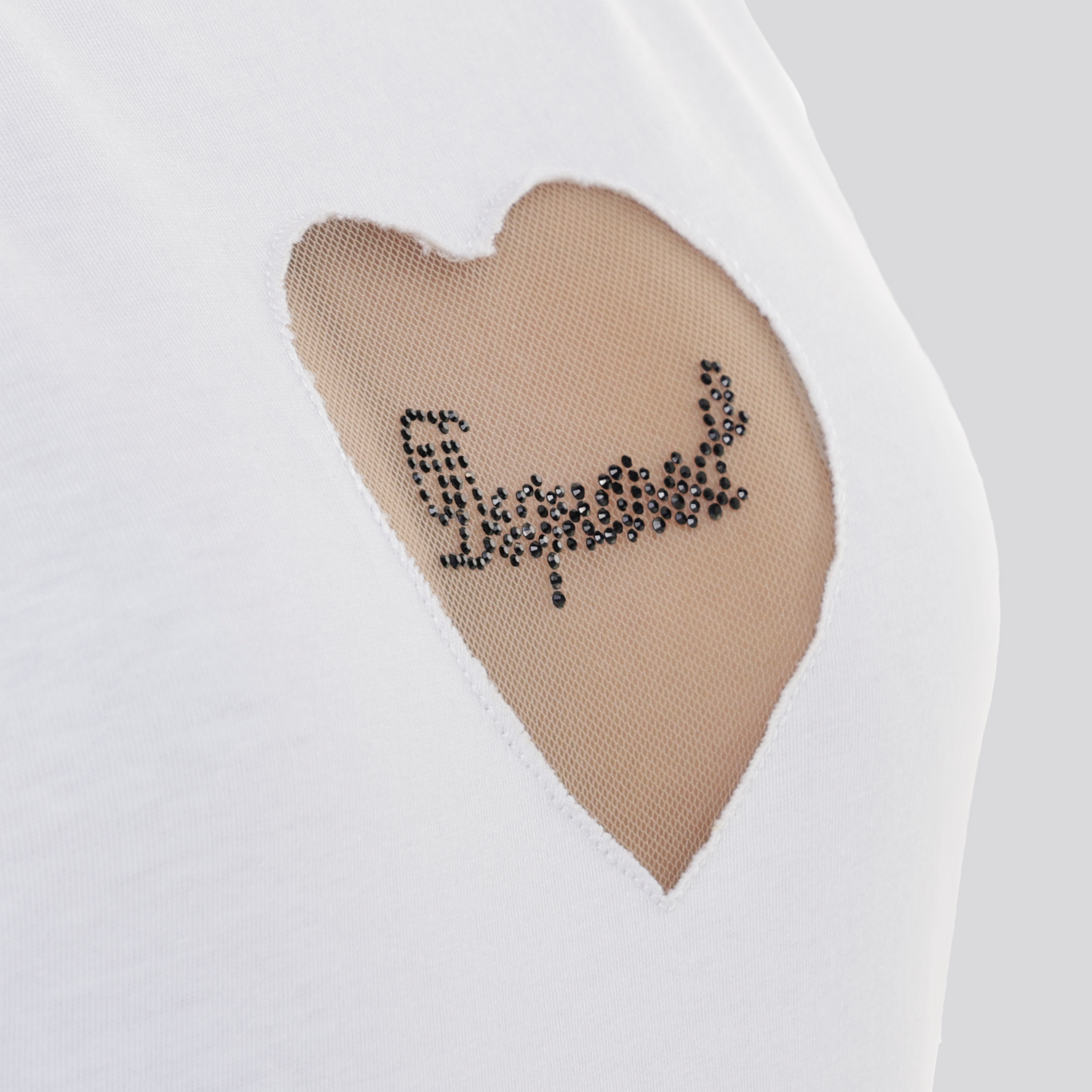 Vestido Blanco Dsquared2 Heart Logo