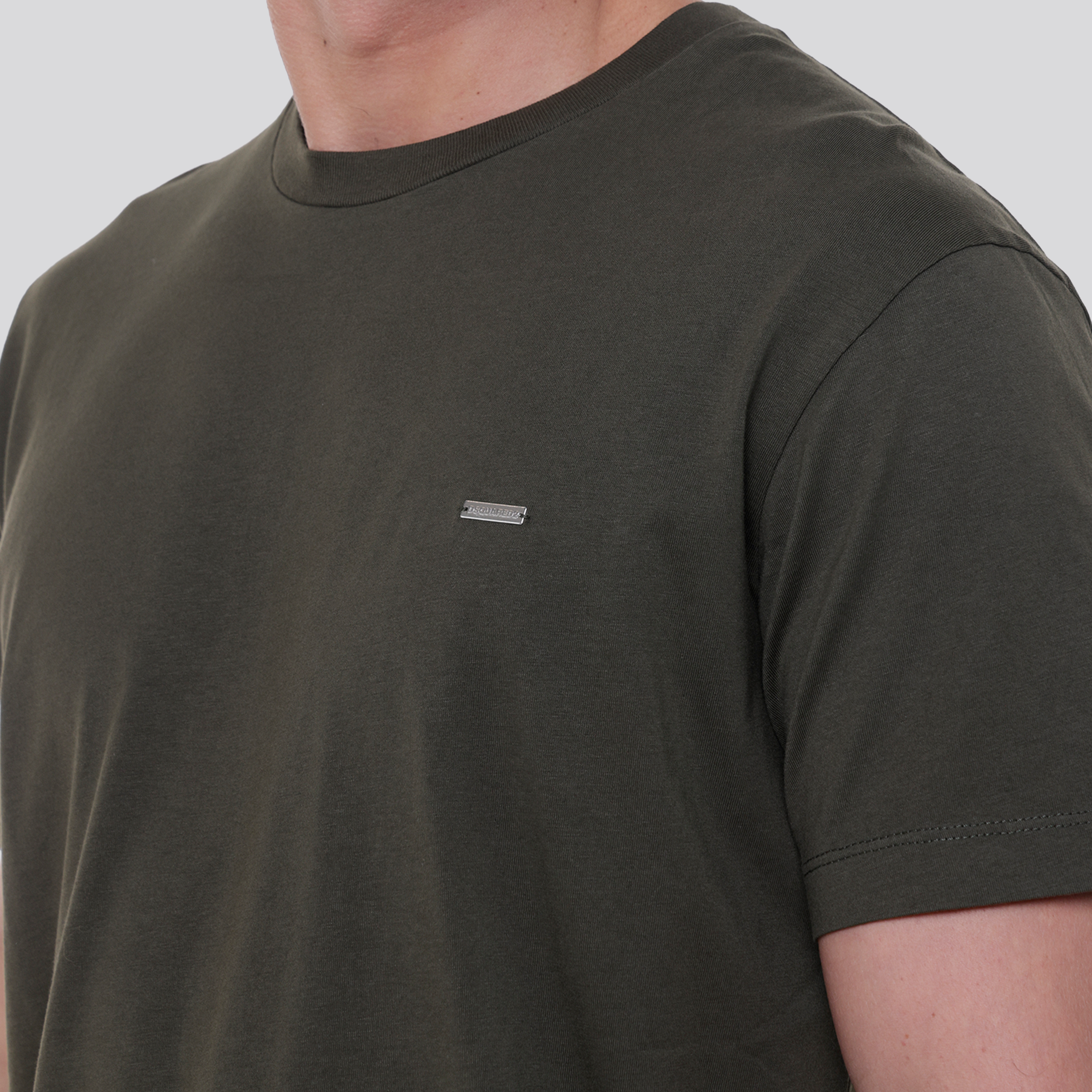 Camiseta Verde Dsquared2 Basic Plaque