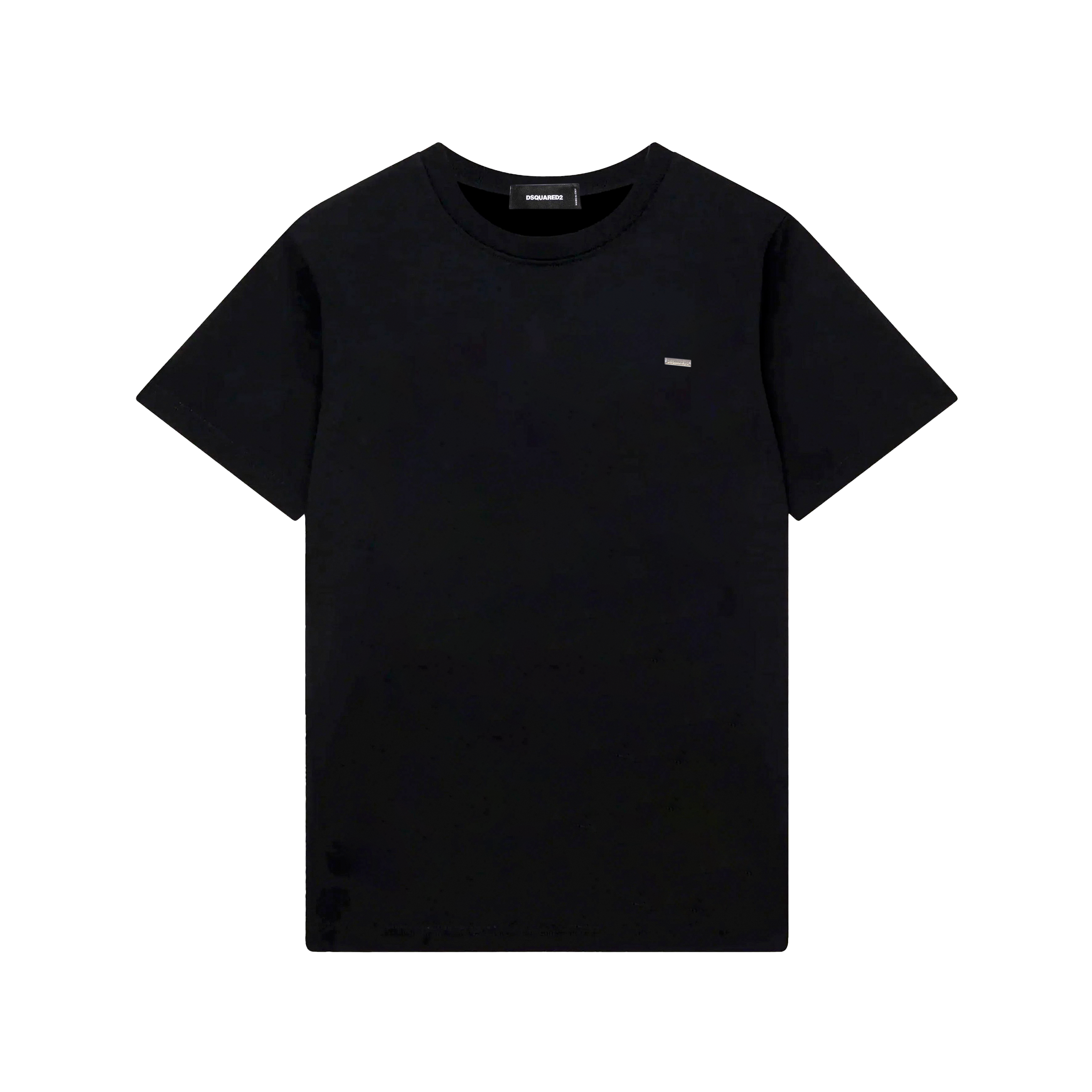 Camiseta Negra Dsquared2 Basic Plaque