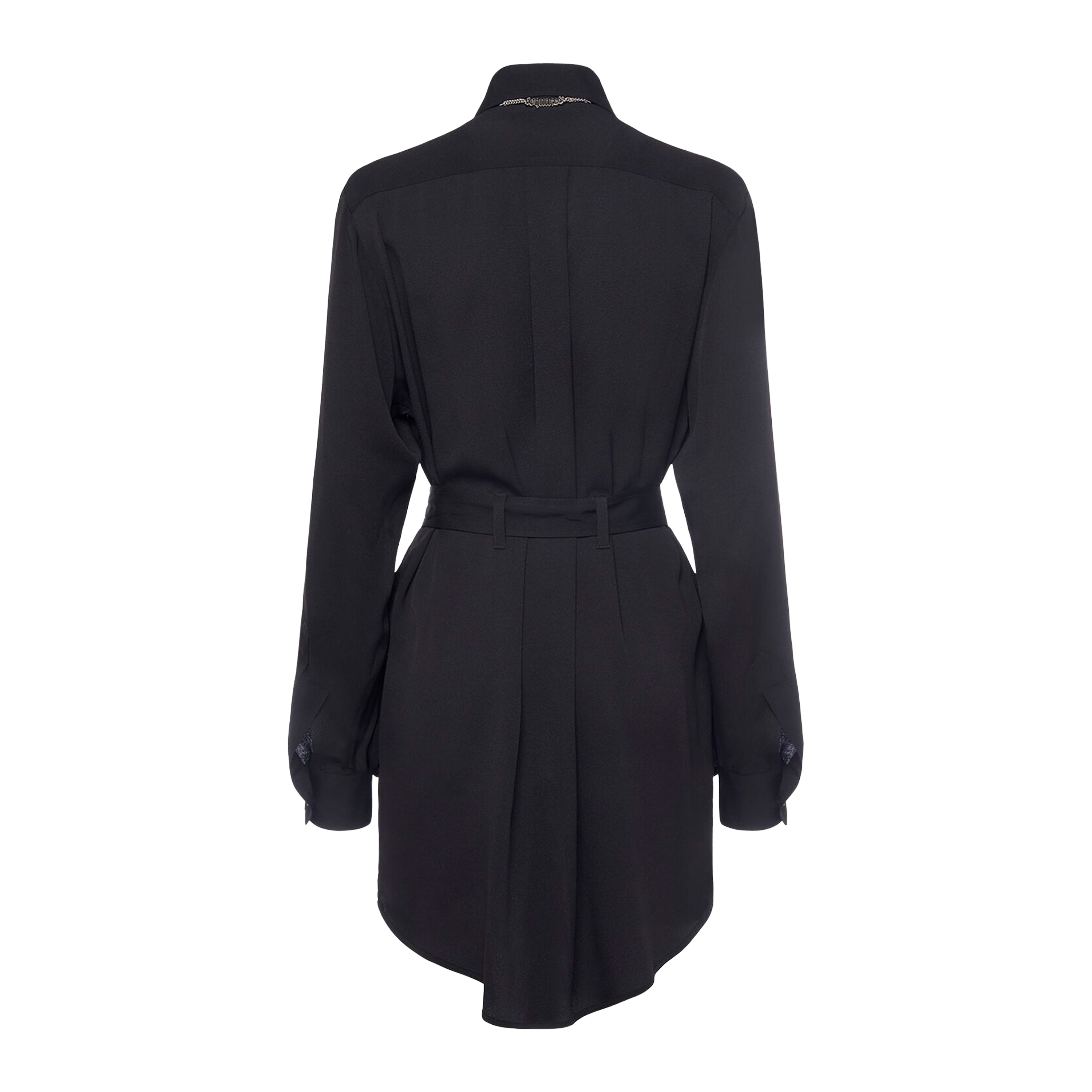 Vestido Negro Dsquared2 Zip