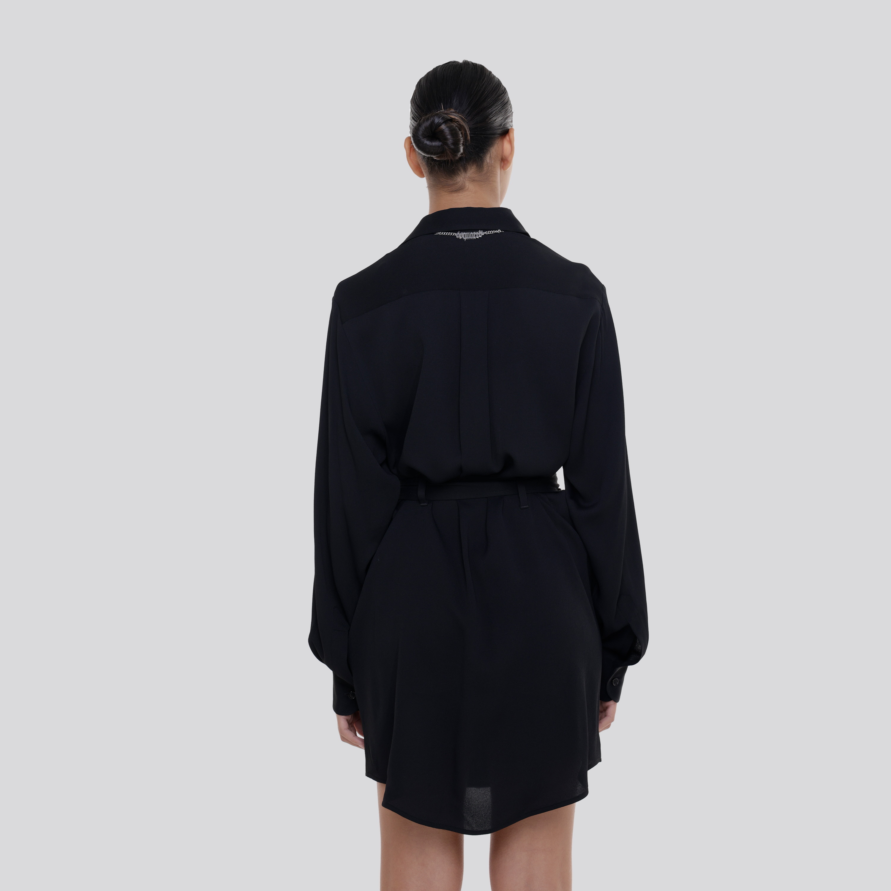 Vestido Negro Dsquared2 Zip