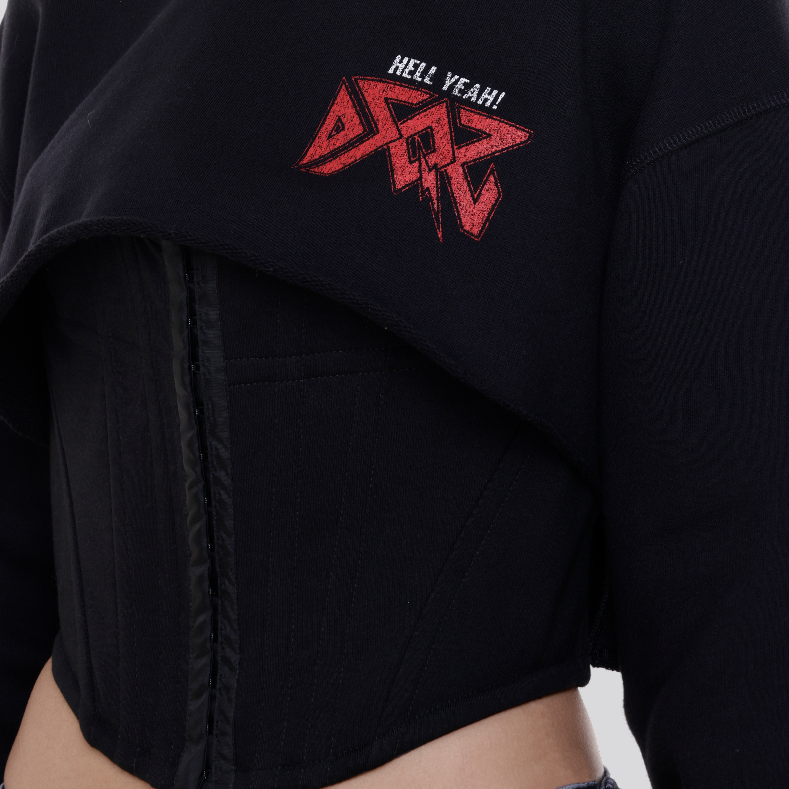 Buzo Negro Dsquared2 Hell Yeah