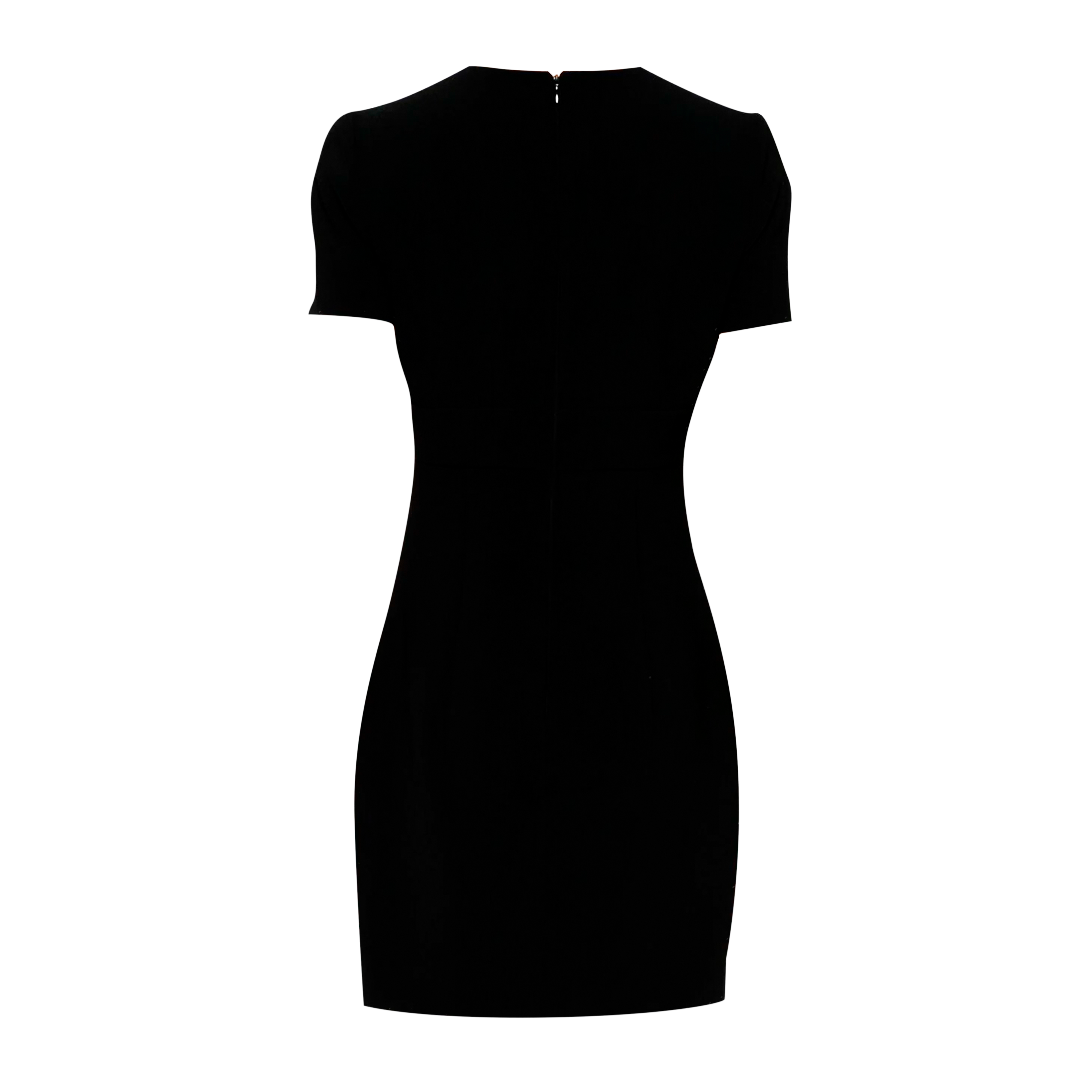 Vestido Negro Dsquared2 Double D2