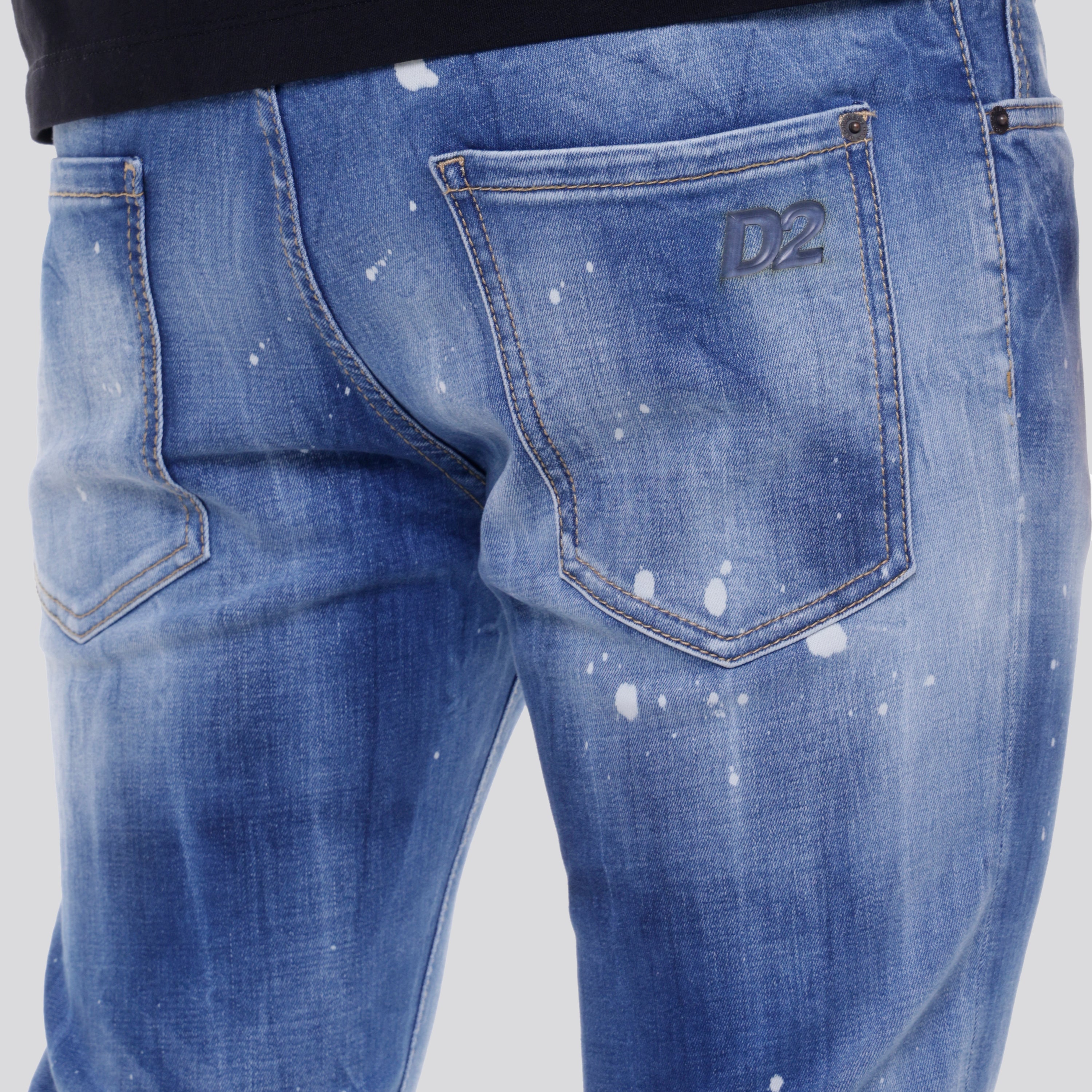Jeans Denim Dsquared2 Super Twinky D2 Plaque