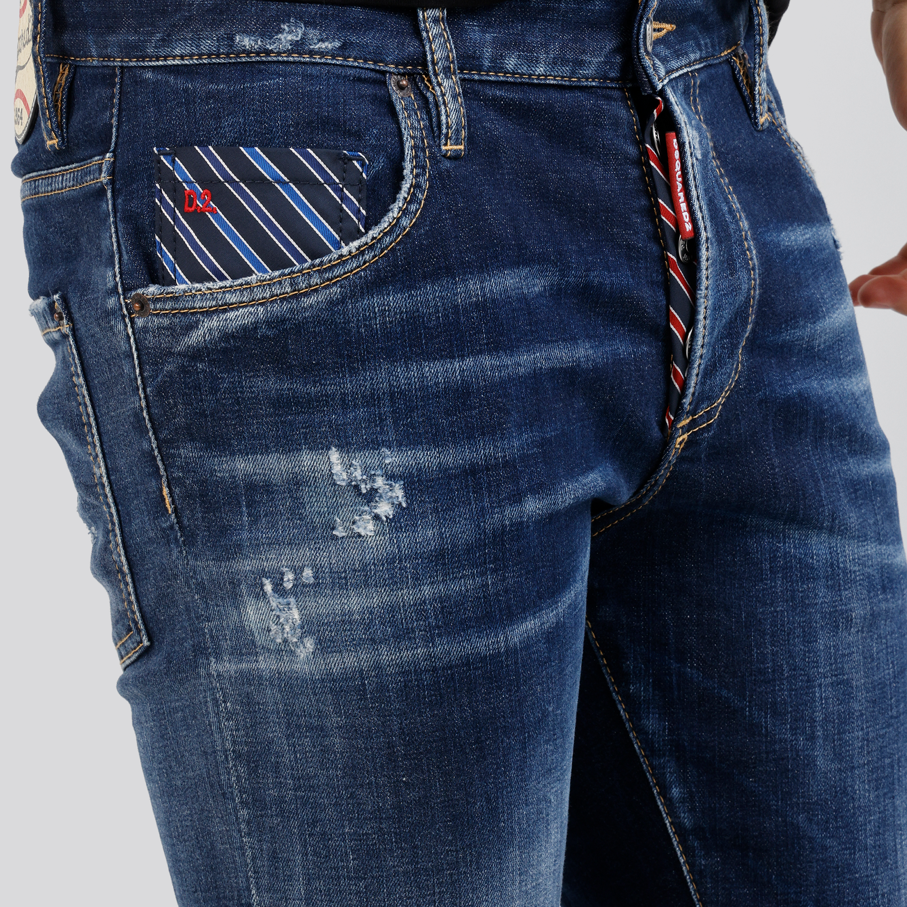 Jeans Denim Dsquared2 Baseball Patch