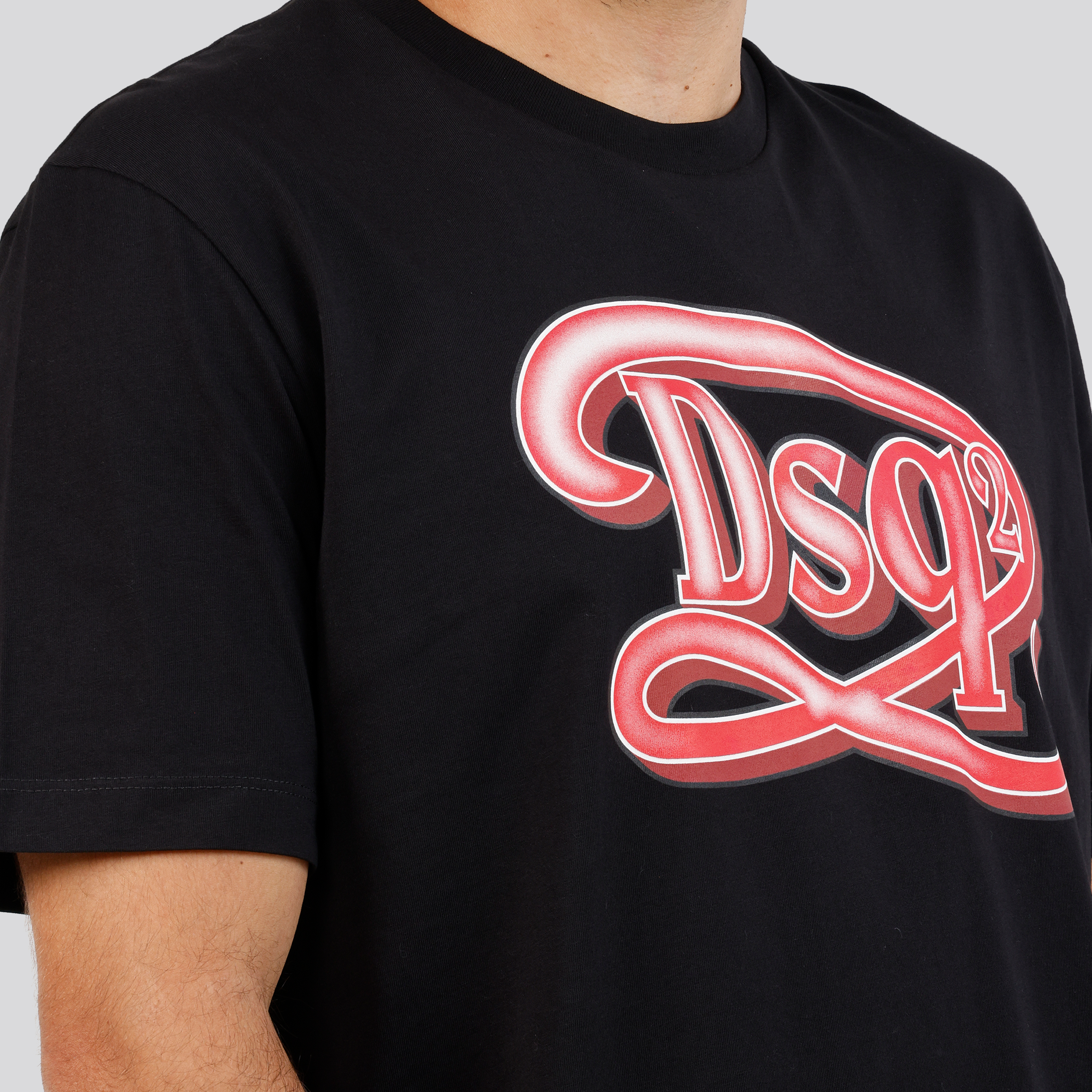 Camiseta Negra Dsquared2 Dsq2 Logo