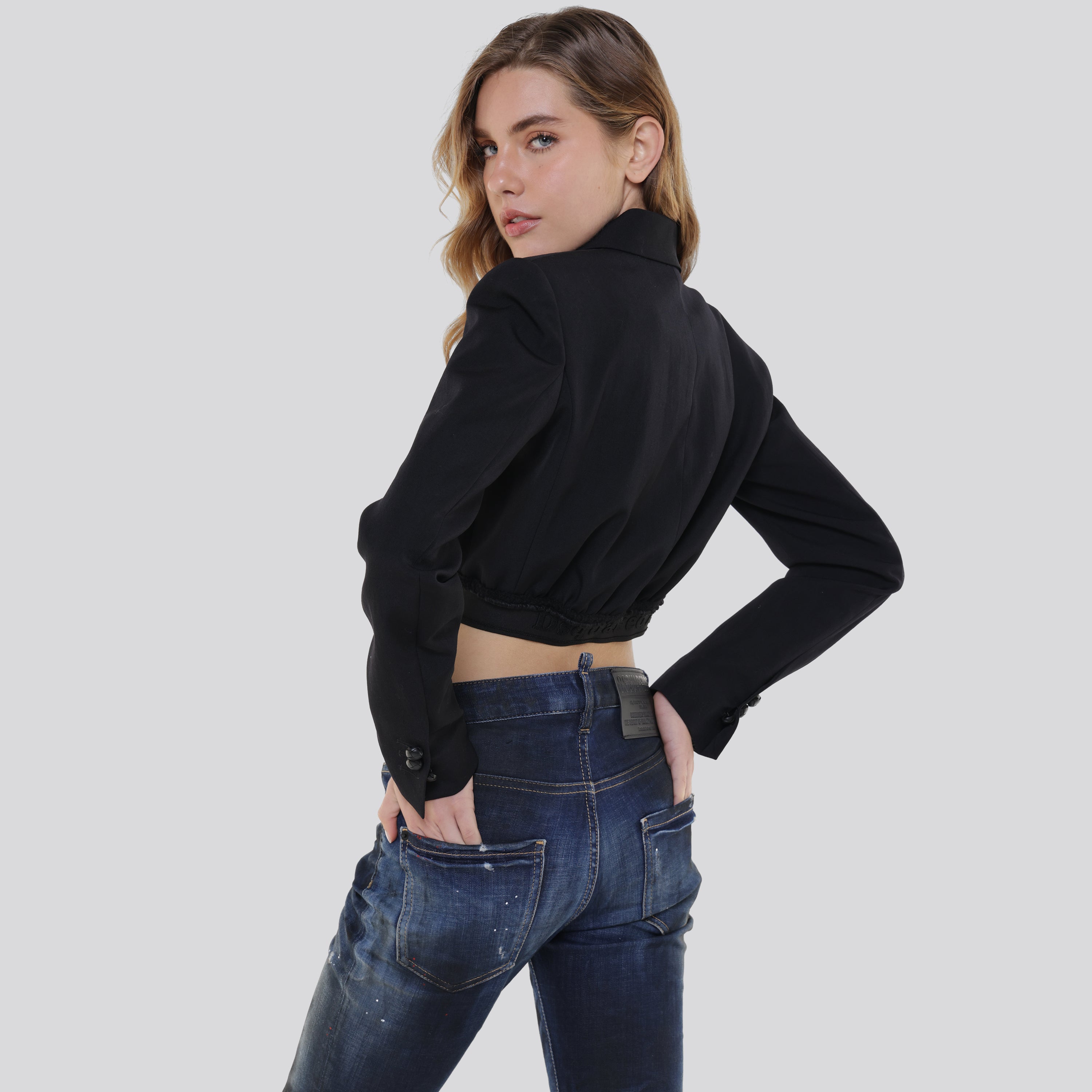 Chaqueta Negro Dsquared2 Lines