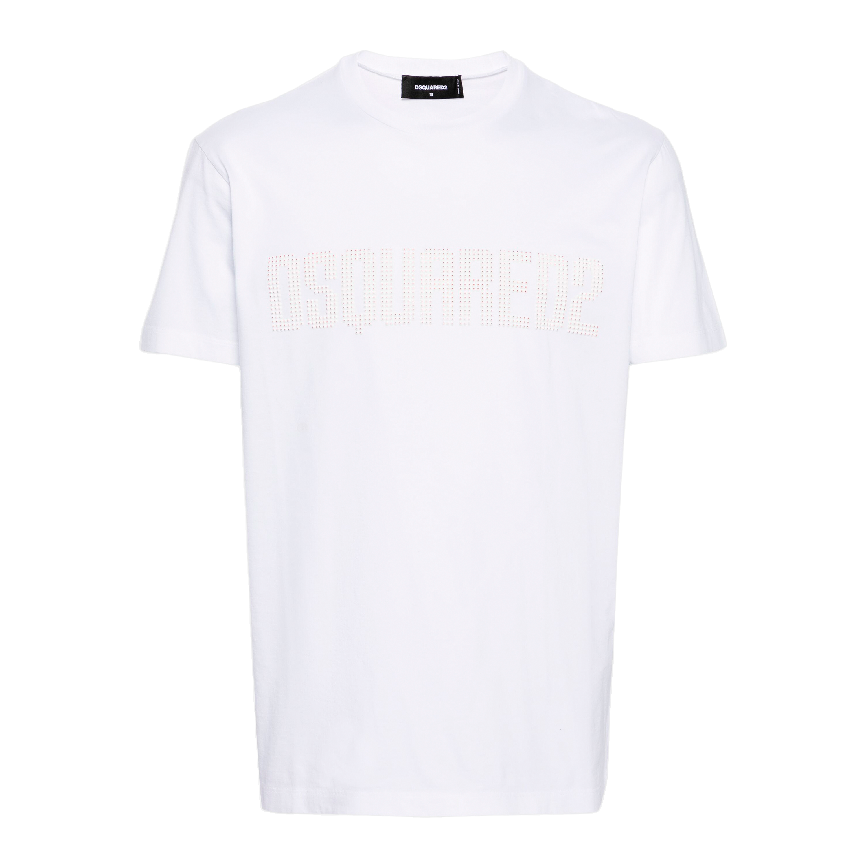 Camiseta Blanca Dsquared2 Crystal Logo