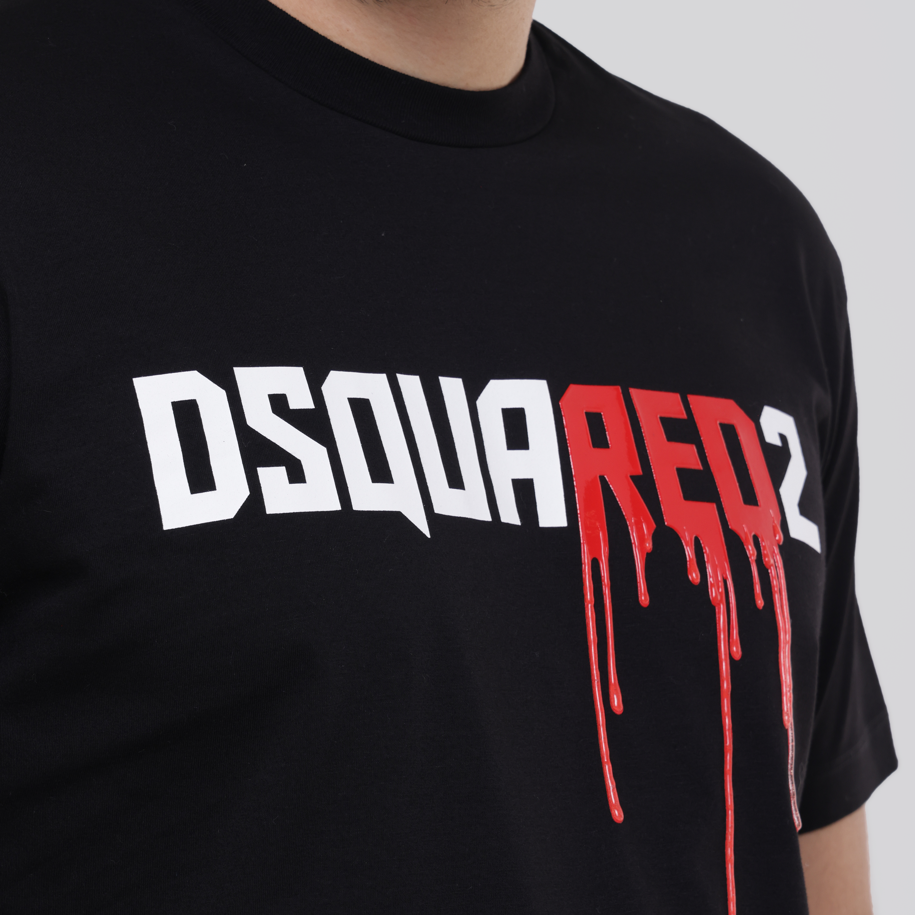 Camiseta Negra Dsquared2 Logo