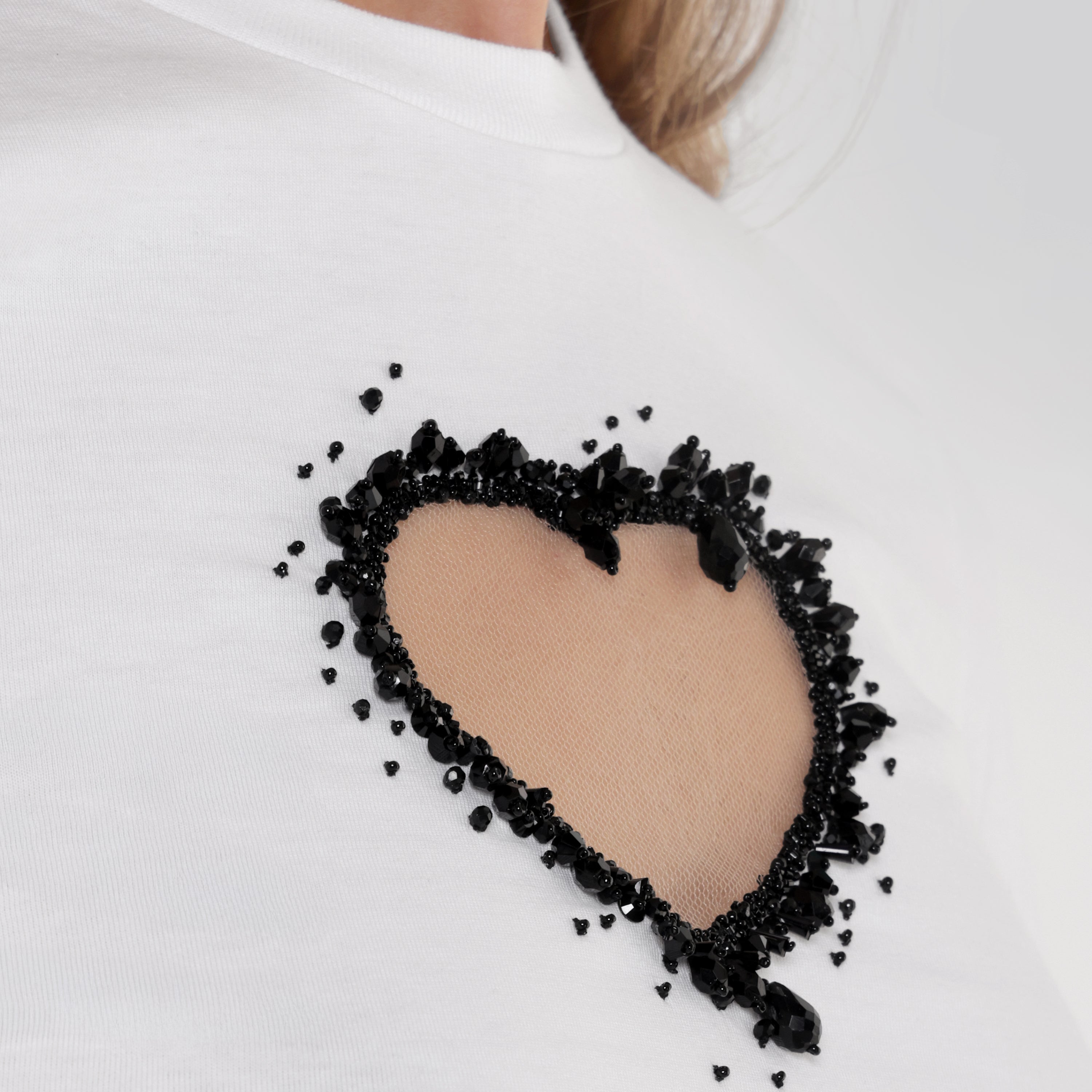 Camiseta Blanca Dsquared2 Heart