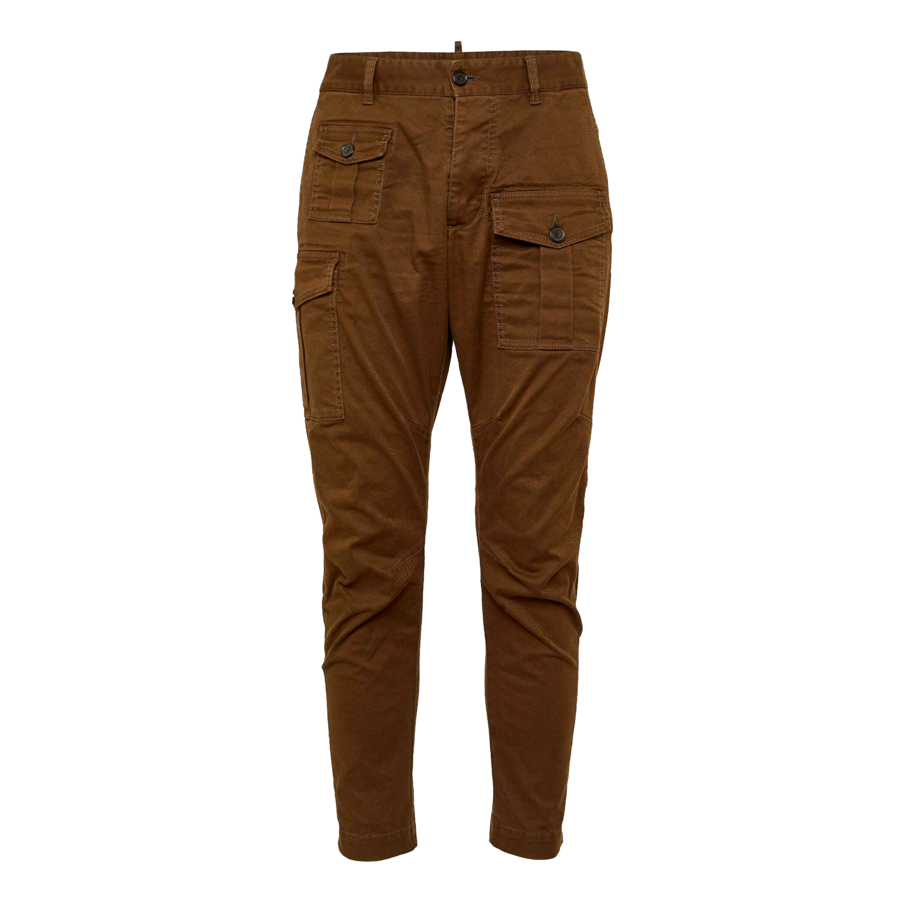 Pantalón Tipo Cargo Café Dsquared2 Multipocket