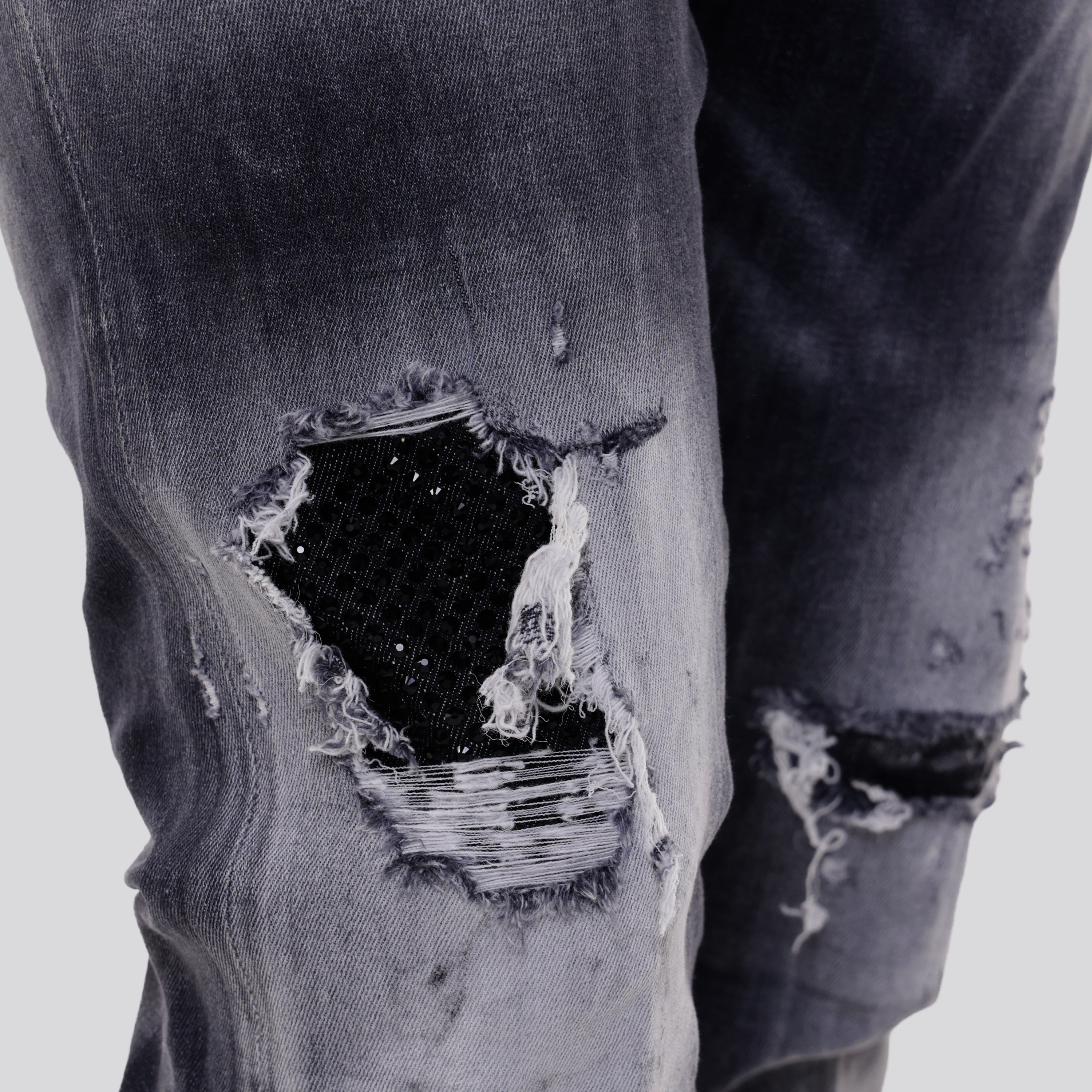 Jeans Negro Dsquared2 Skater Crystals