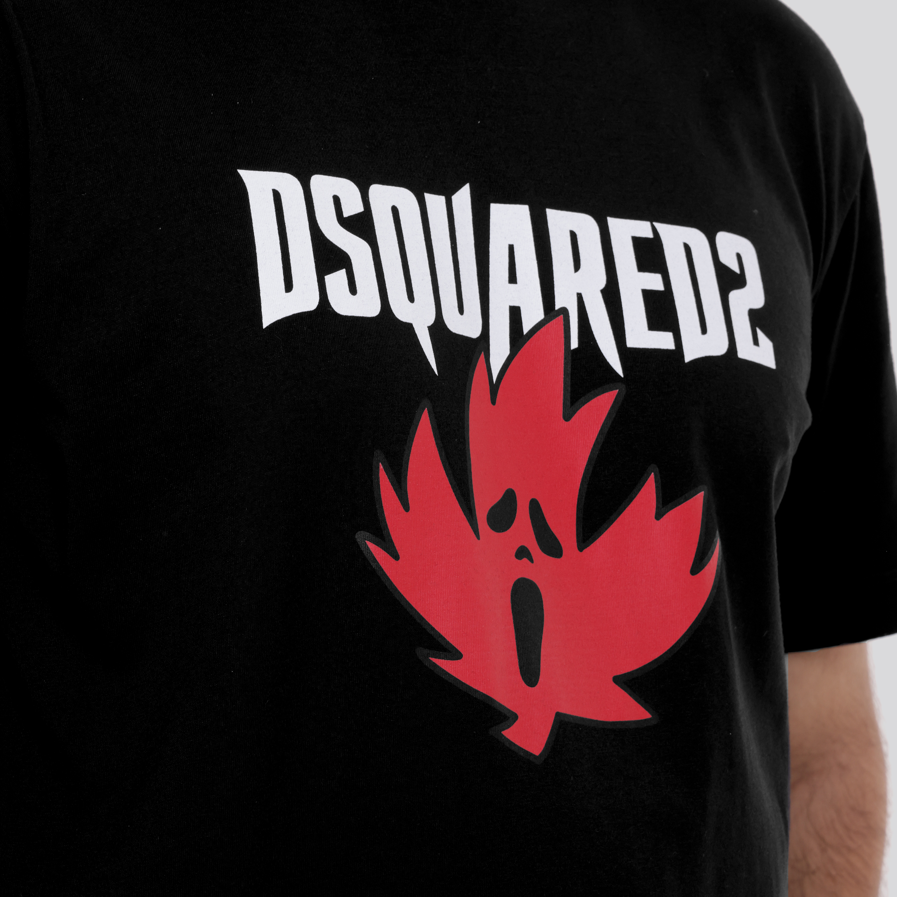 Camiseta Negra Dsquared2 Ghost