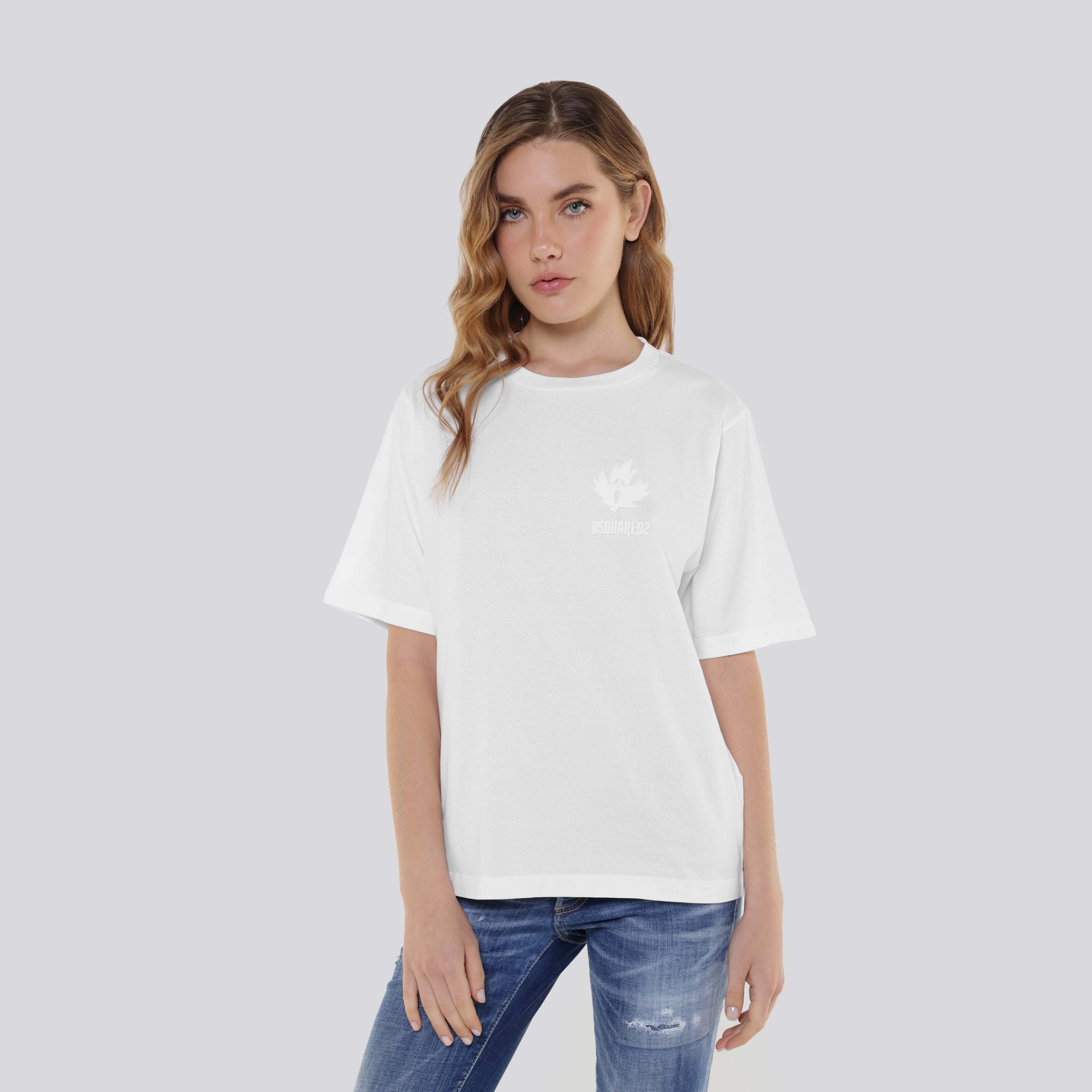 Camiseta Blanca Dsquared2 Chest Ghost