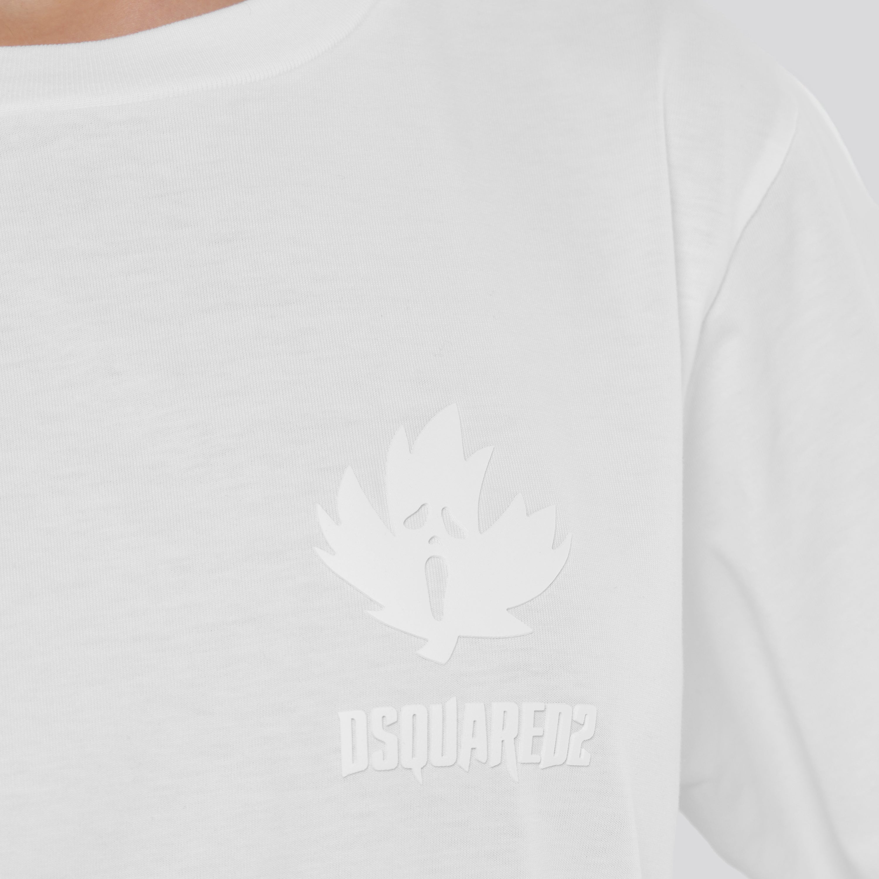 Camiseta Blanca Dsquared2 Chest Ghost