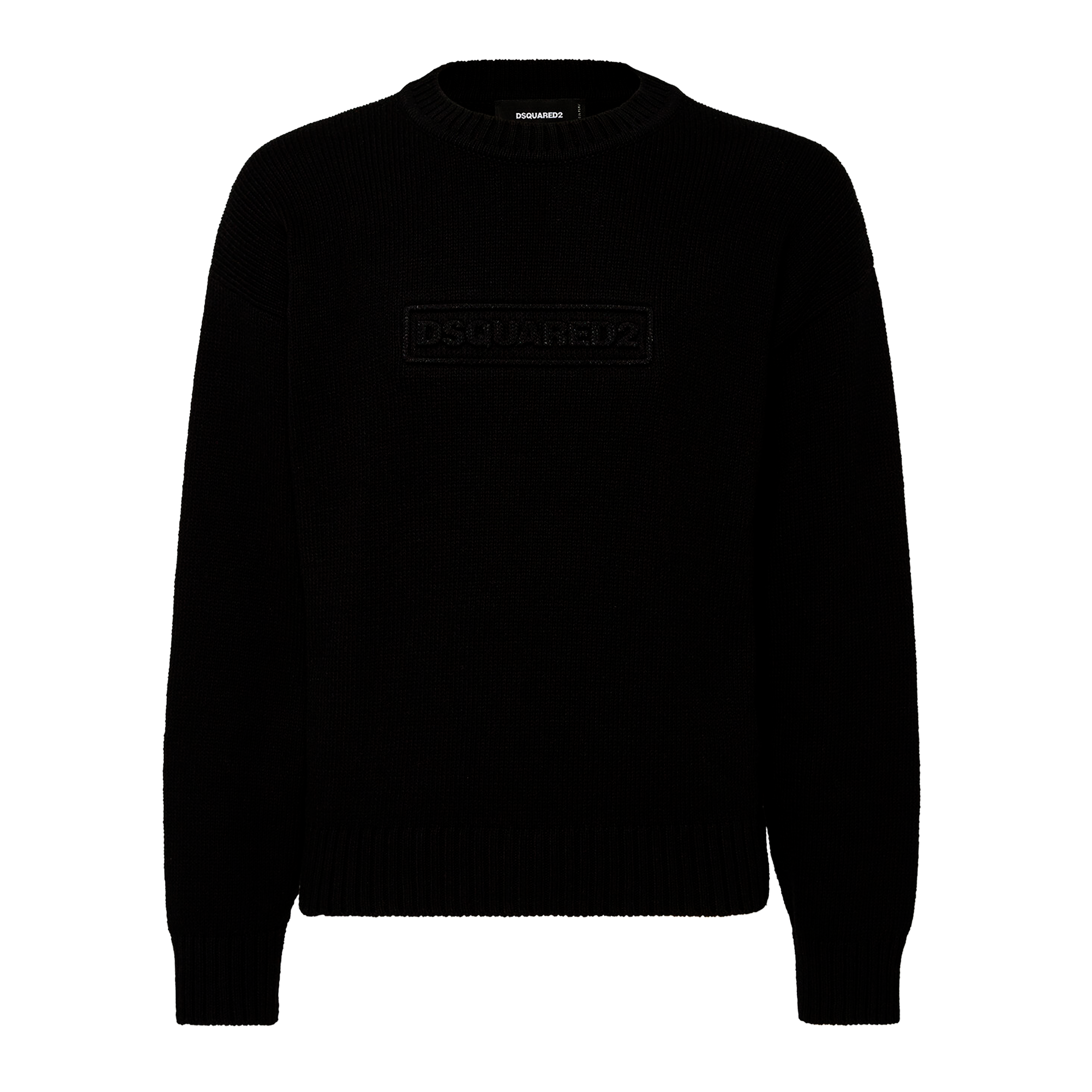Buzo Negro Dsquared2 Logo