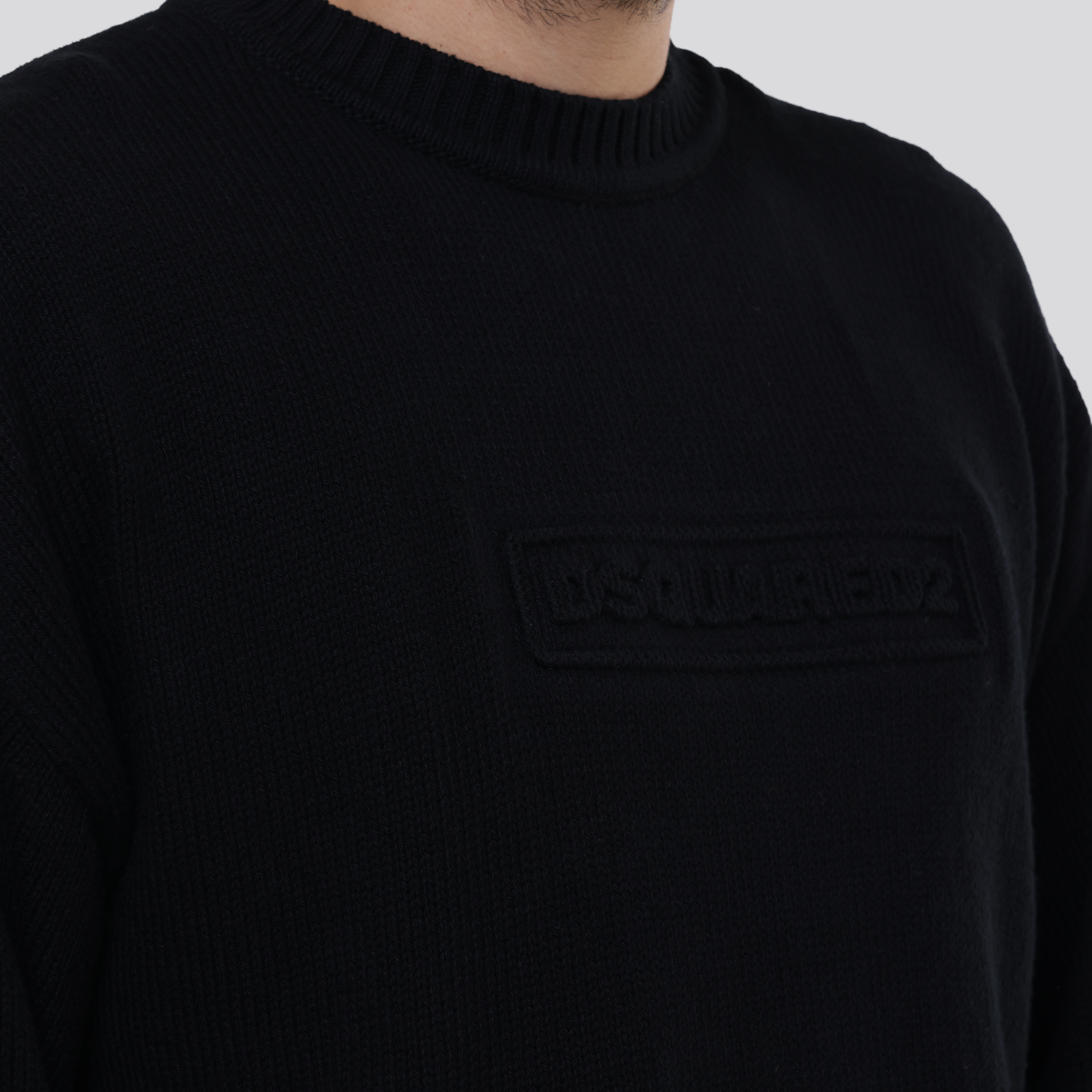 Buzo Negro Dsquared2 Logo