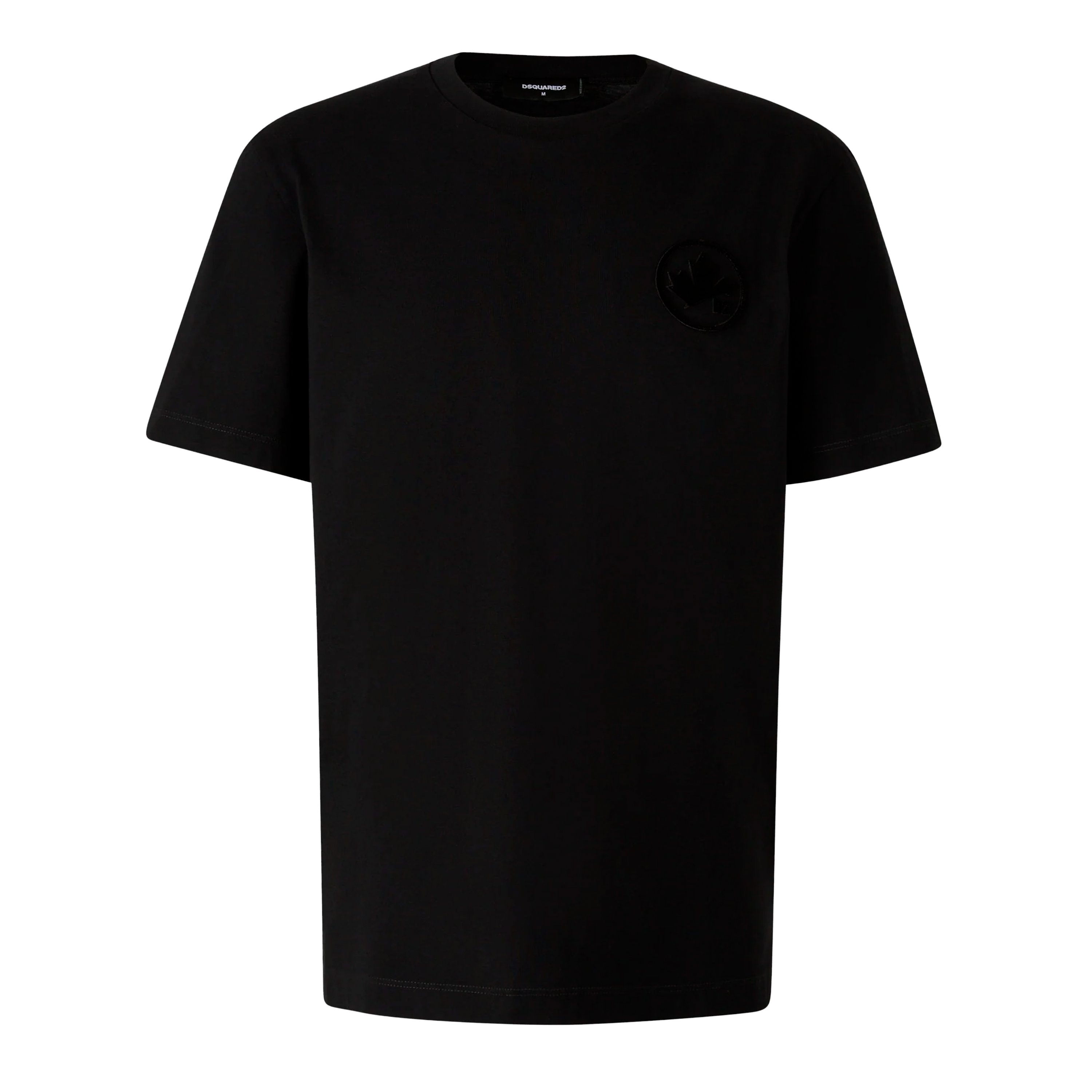 Camiseta Negra Dsquared2 Leaf