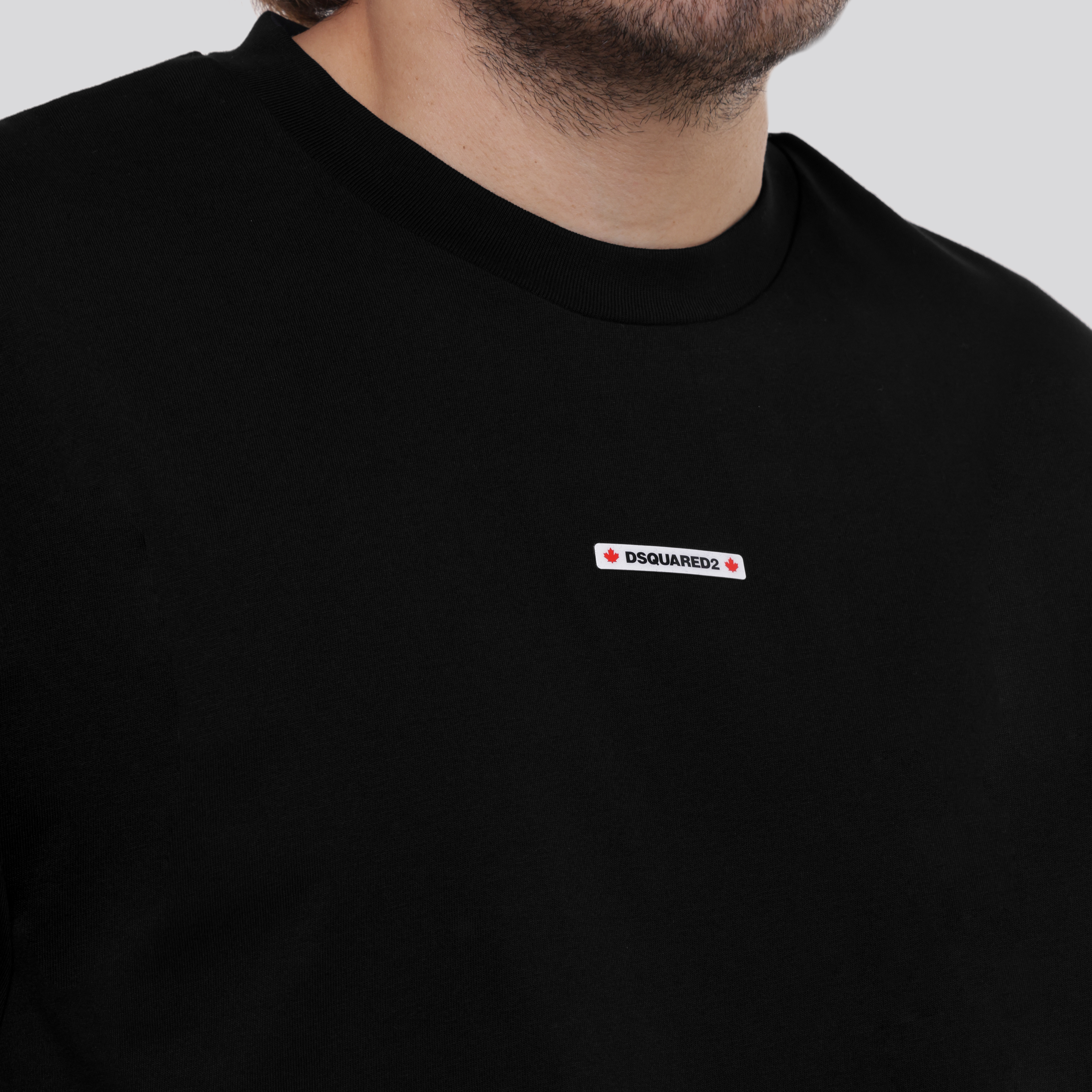 Camiseta Blanca Dsquared2 Patch Logo