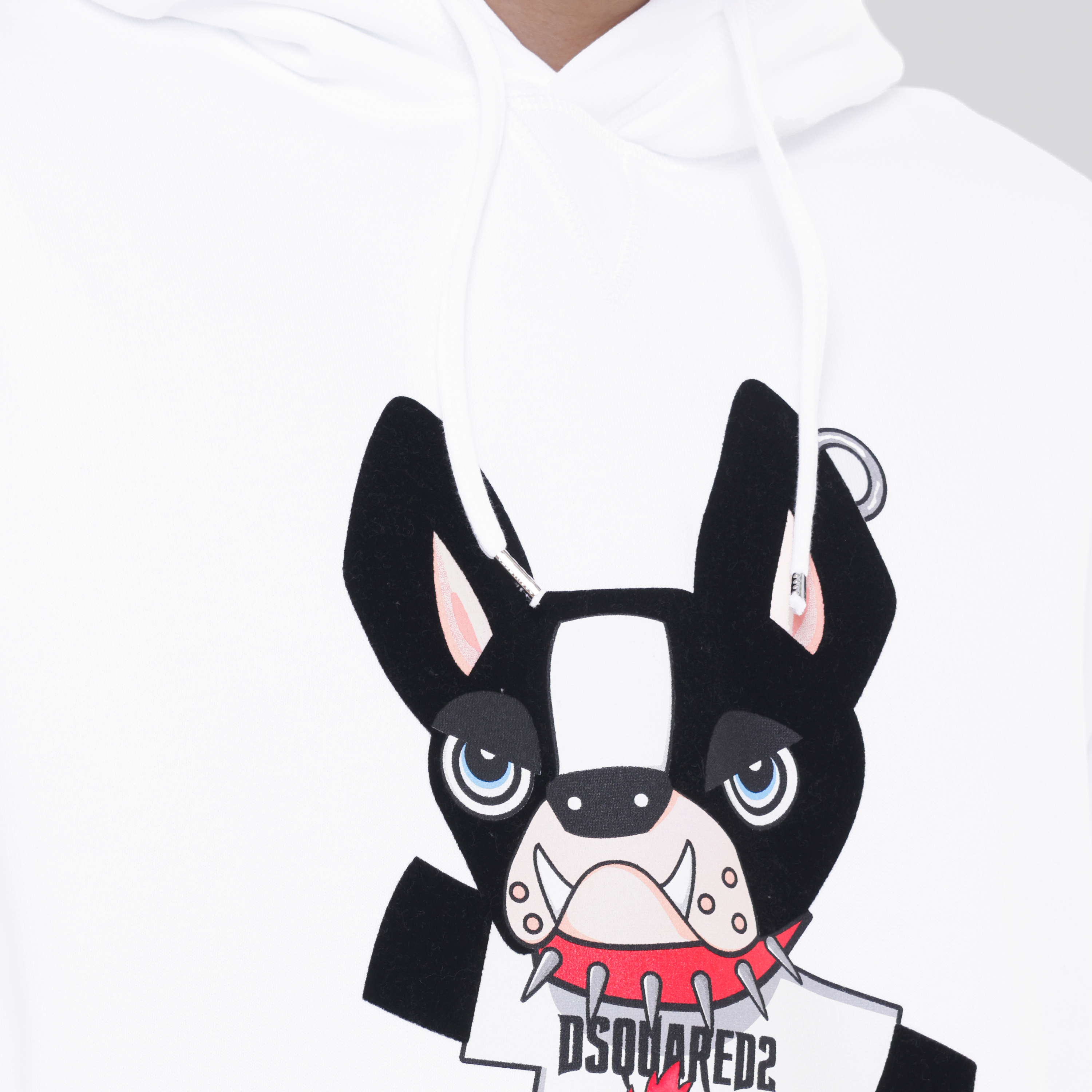 Buzo Tipo Hoodie Blanco Dsquared2 Dog