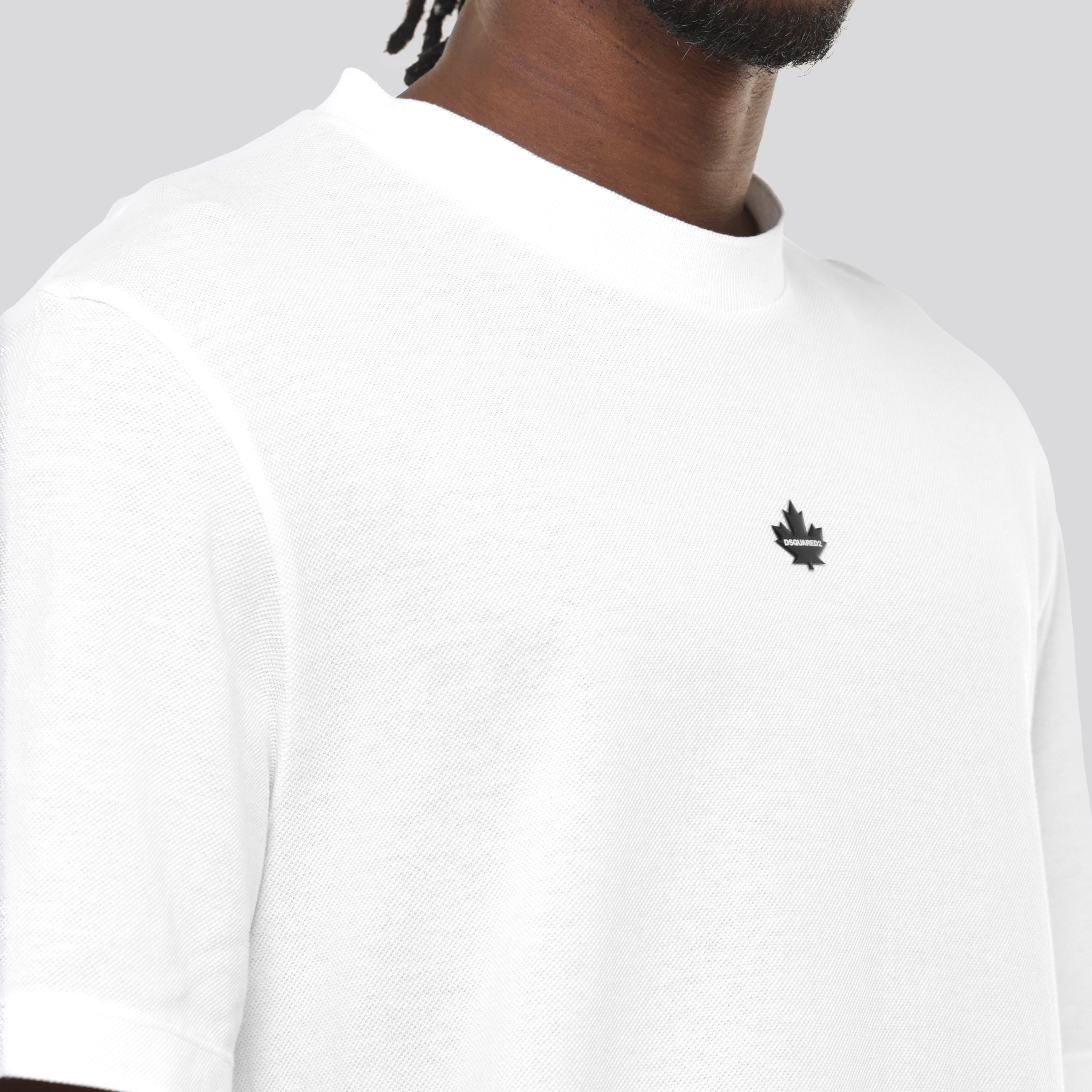 Camiseta Blanca Dsquared2 Leaf