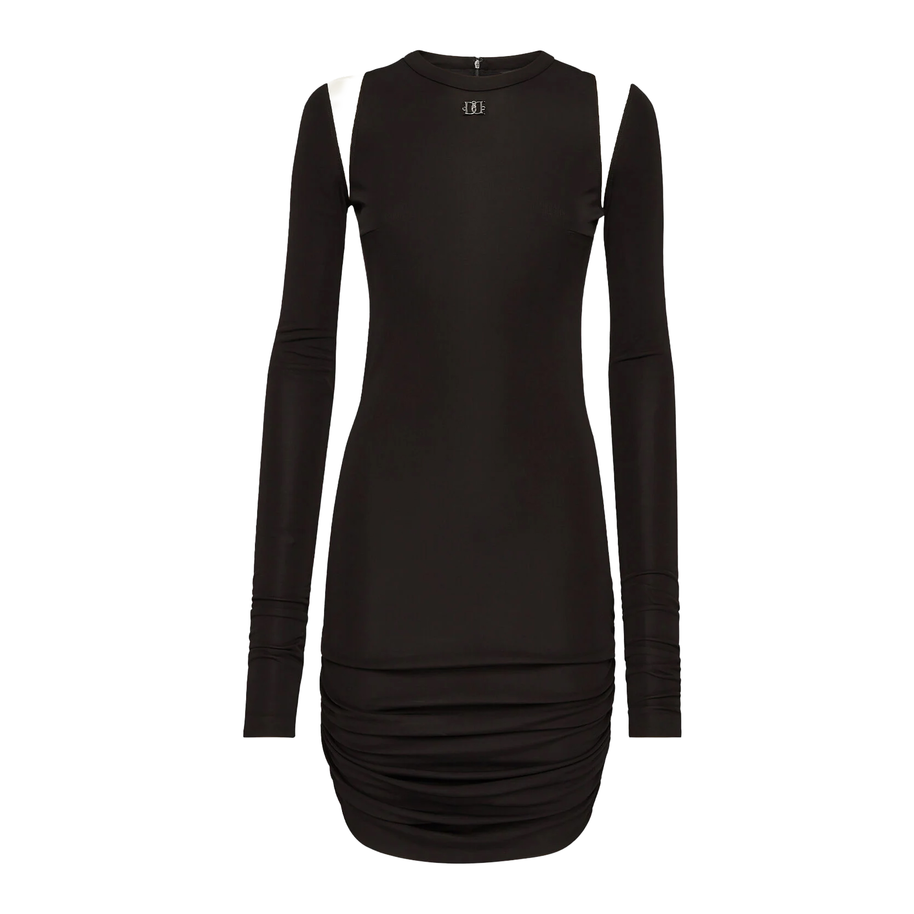 Vestido Negro Dsquared2 Ruched