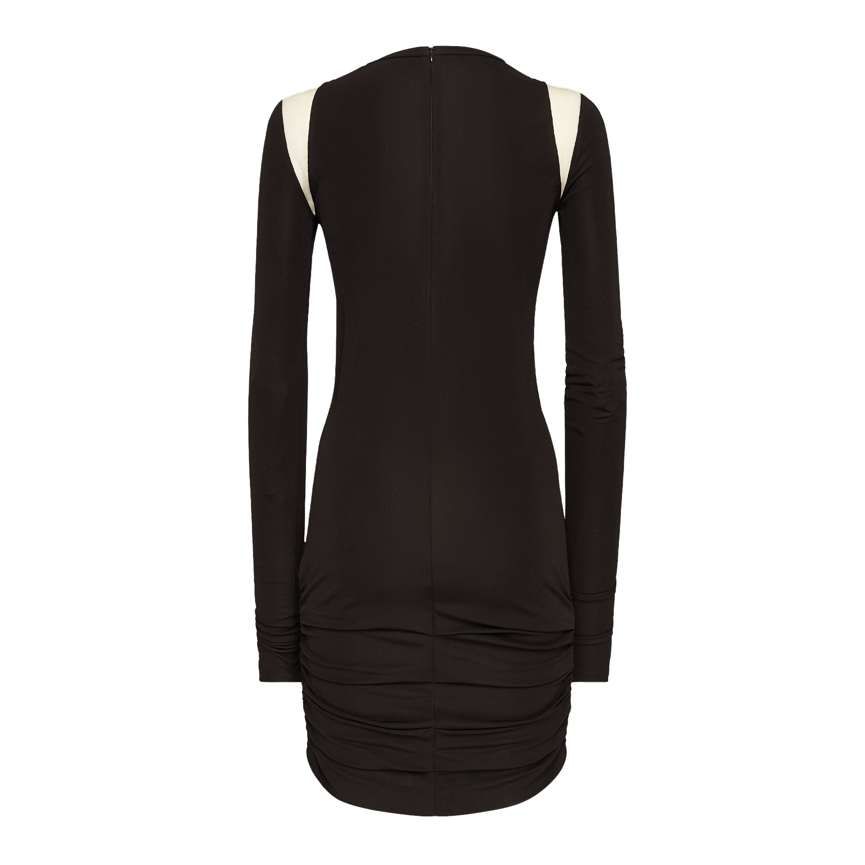 Vestido Negro Dsquared2 Ruched