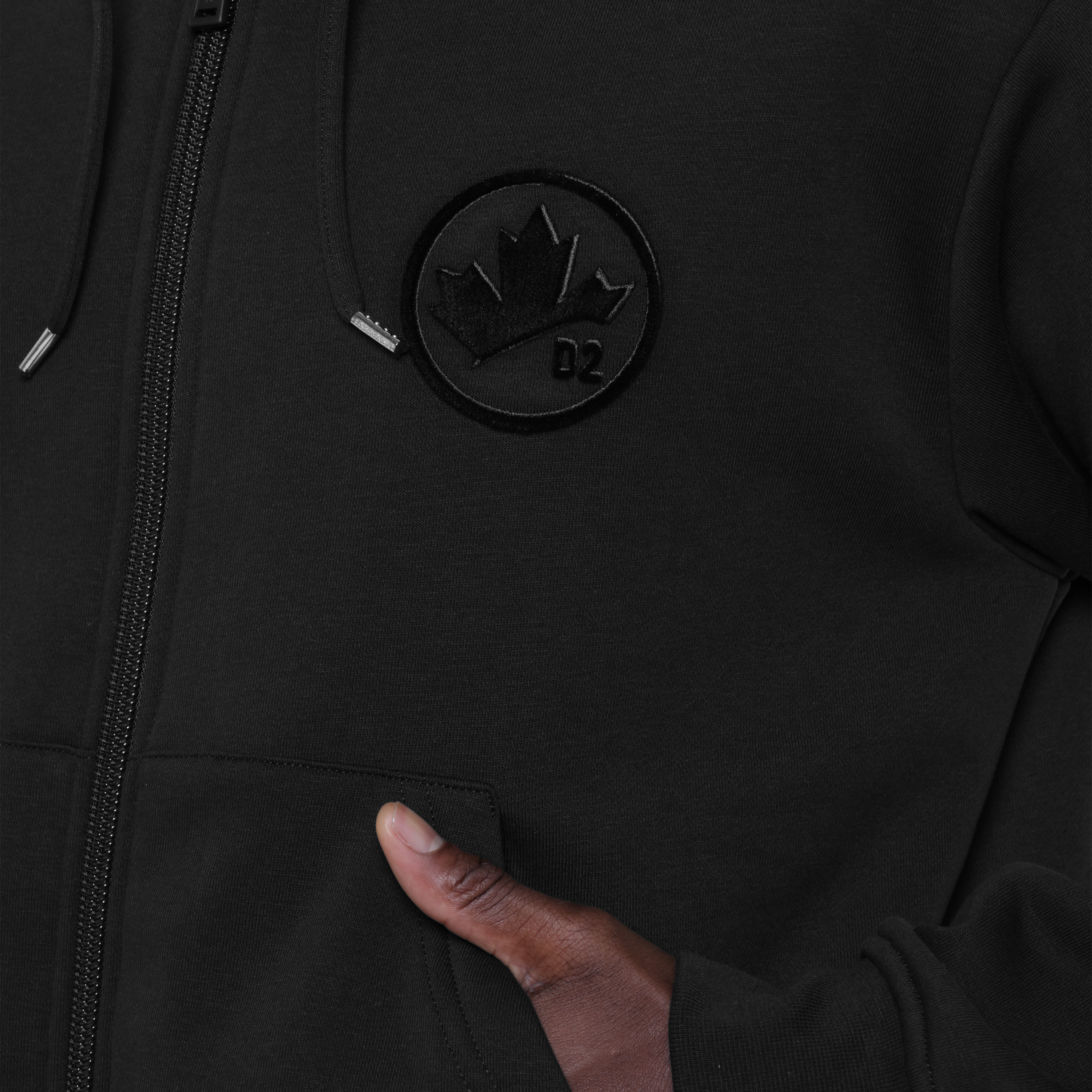 Chaqueta Negro Dsquared2 Leaf