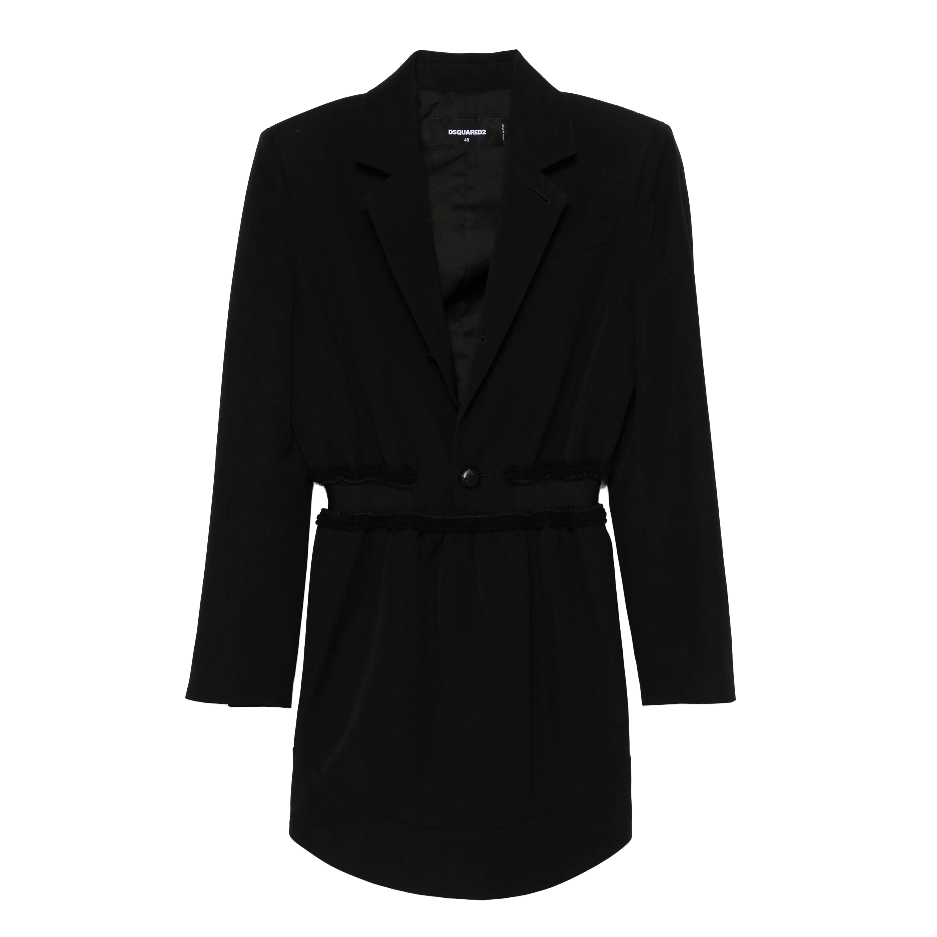 Vestido Negro Dsquared2