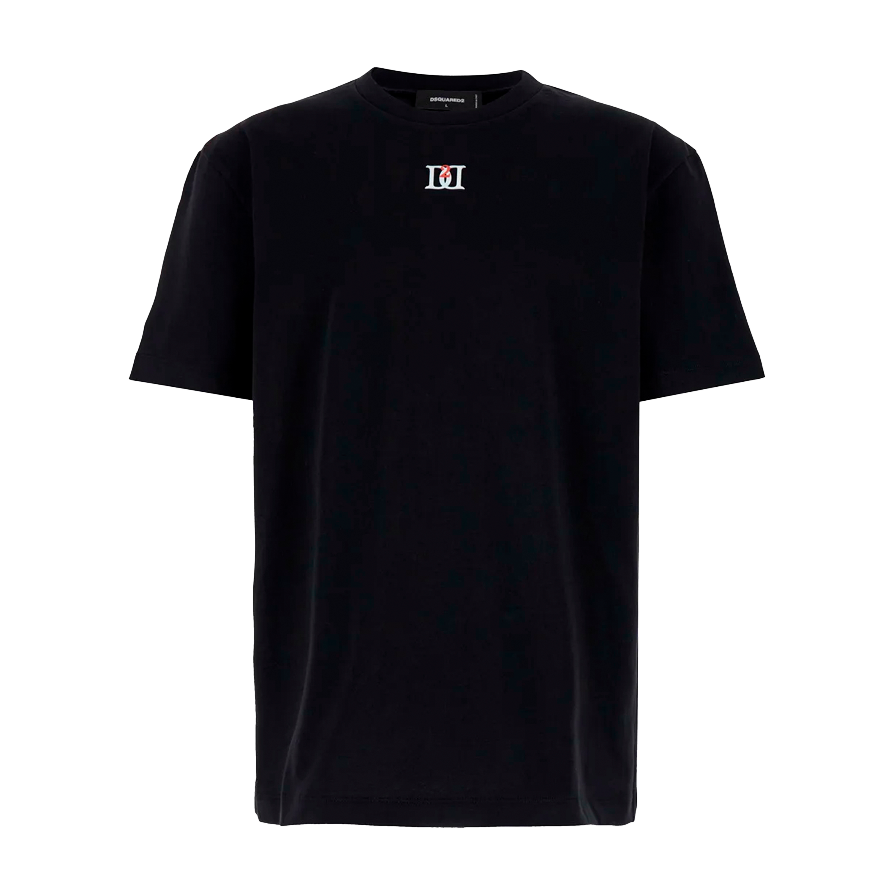 Camiseta Negra Dsquared2 Double Dd