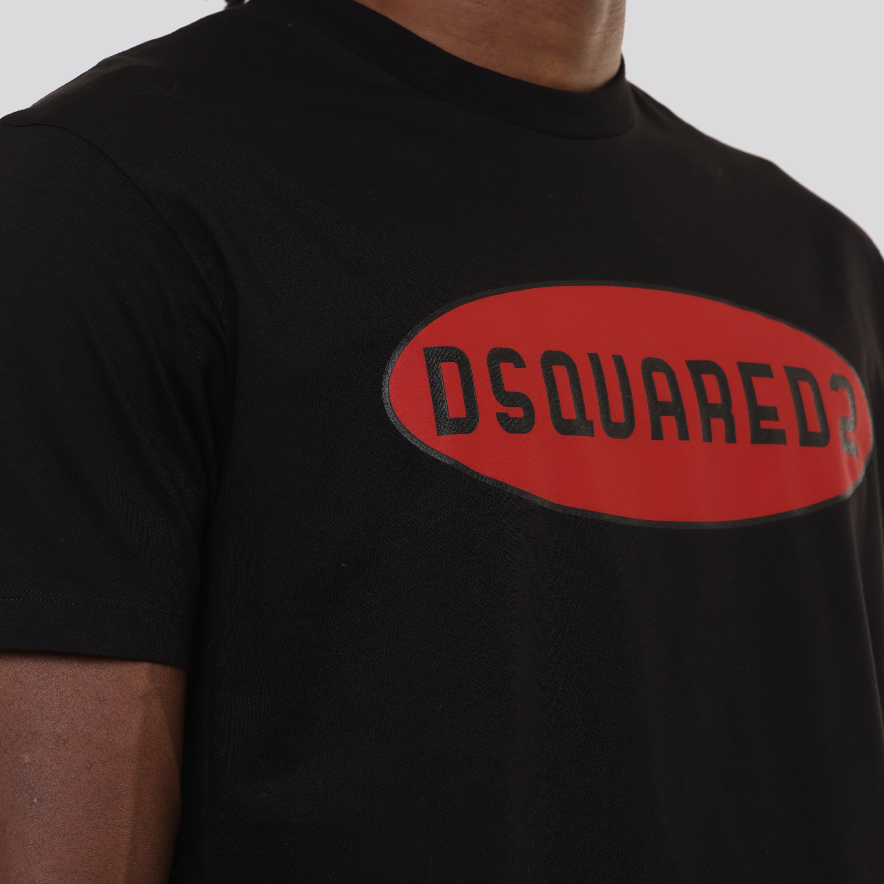 Camiseta Negra Dsquared2 Circle