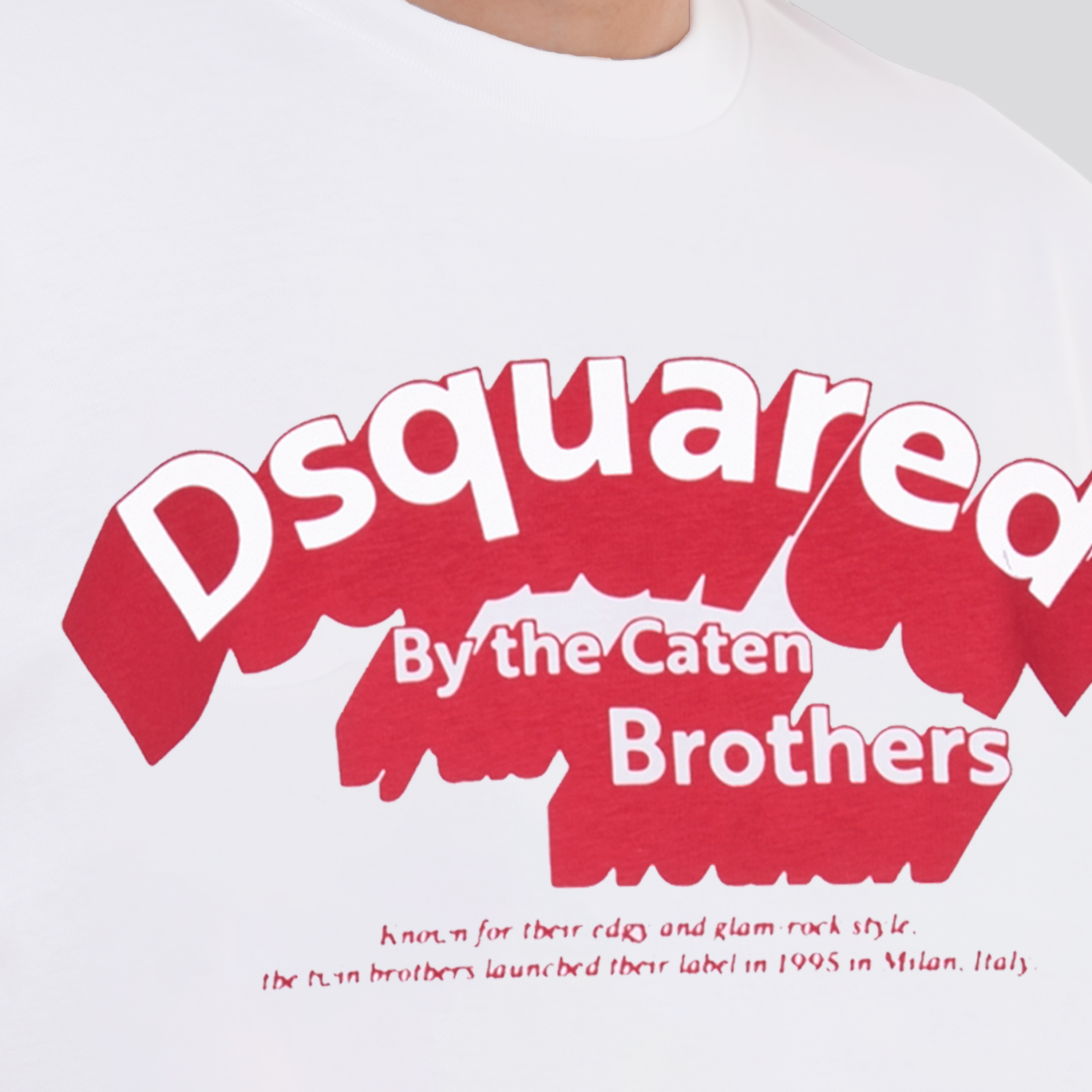 Camiseta Blanca Dsquared2 Brothers
