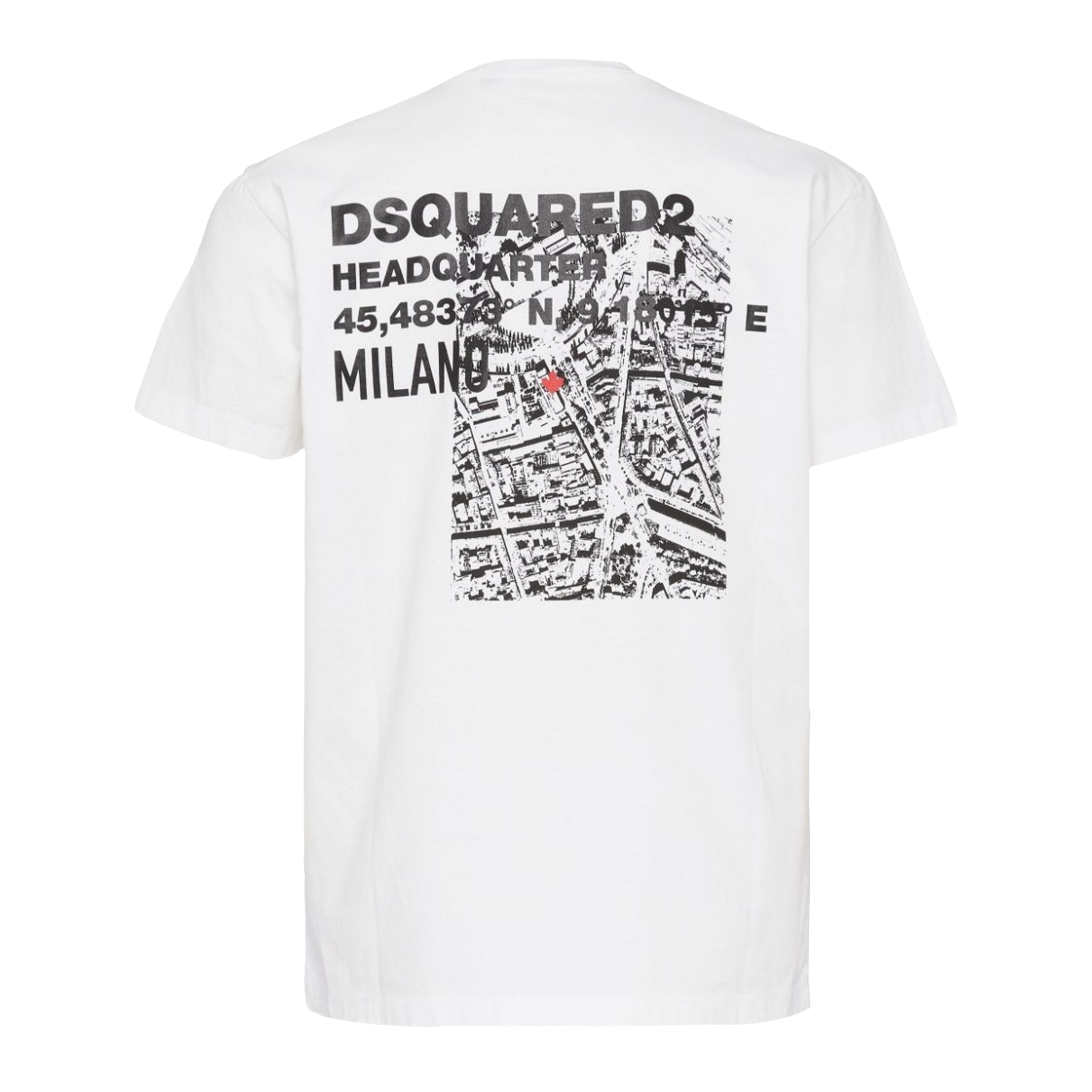 Camiseta Blanca Dsquared2 Headquarter