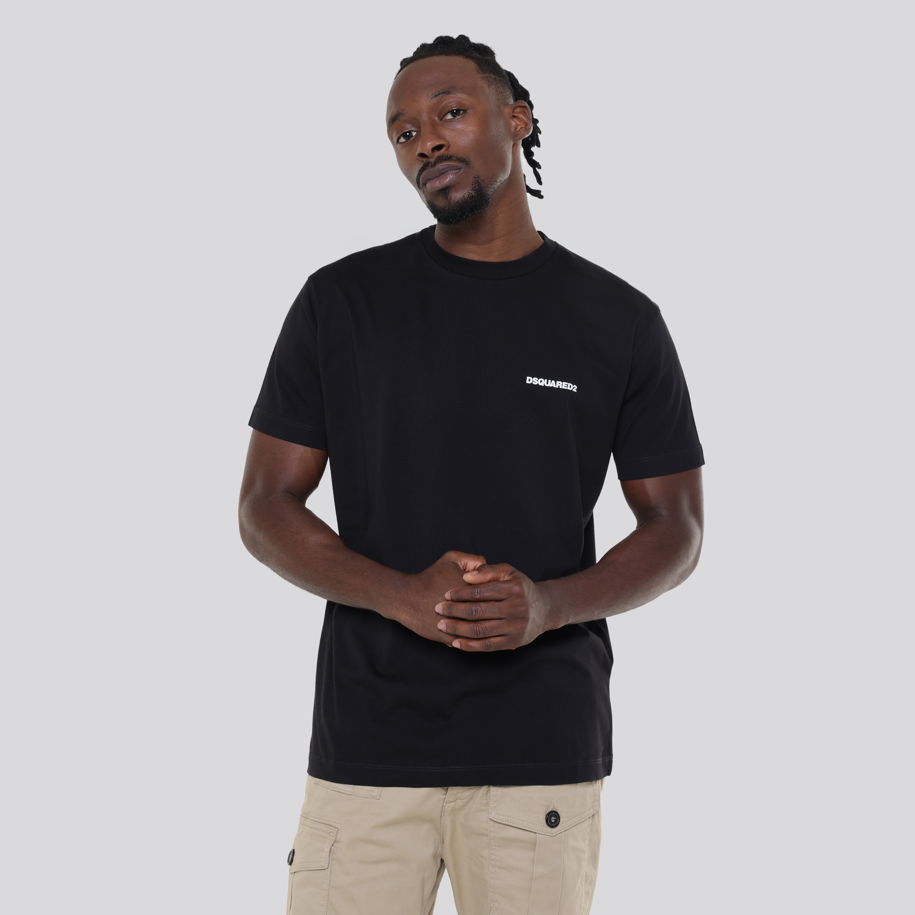 Camiseta Negra Dsquared2 Headquarter