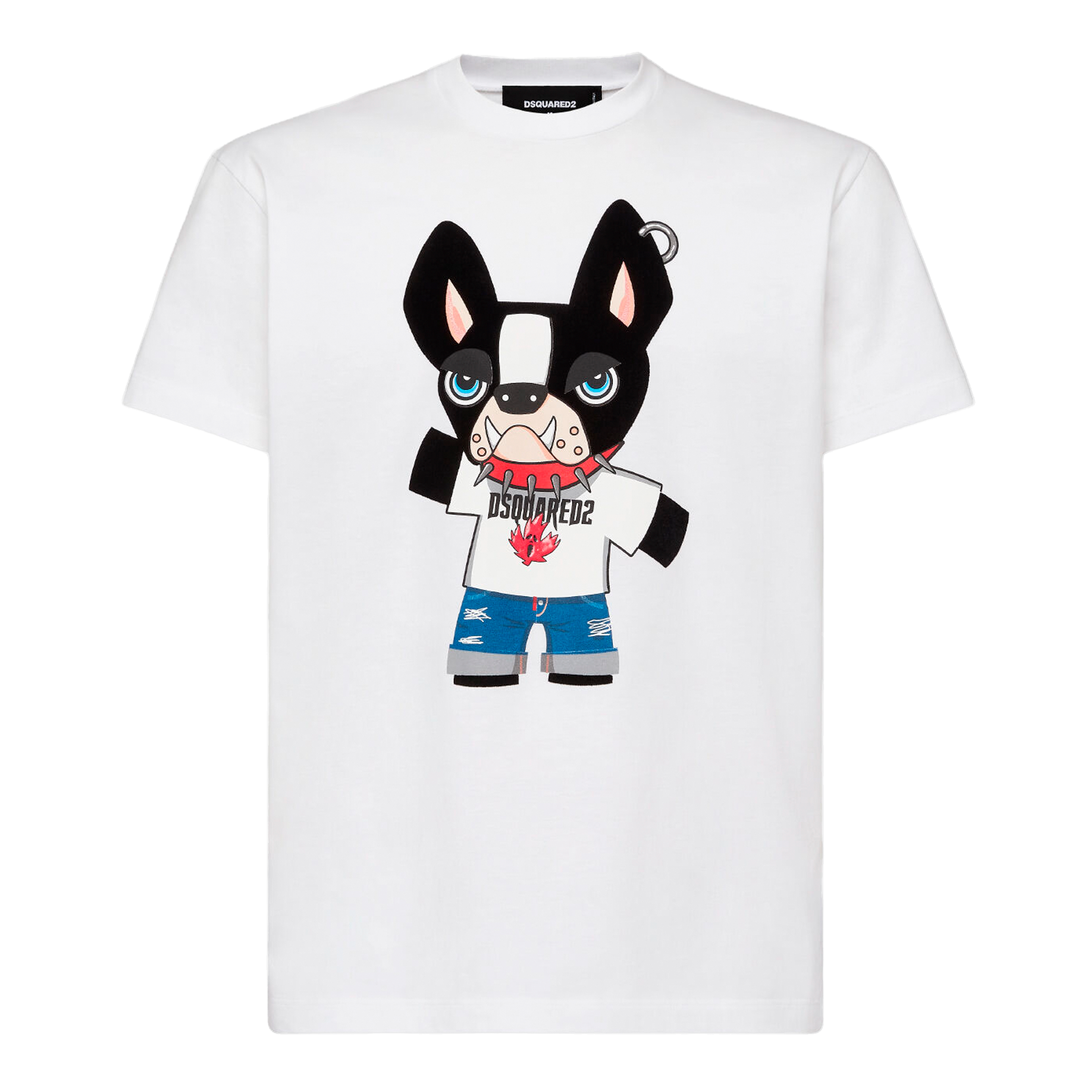 Camiseta Blanca Dsquared2 Dog Print