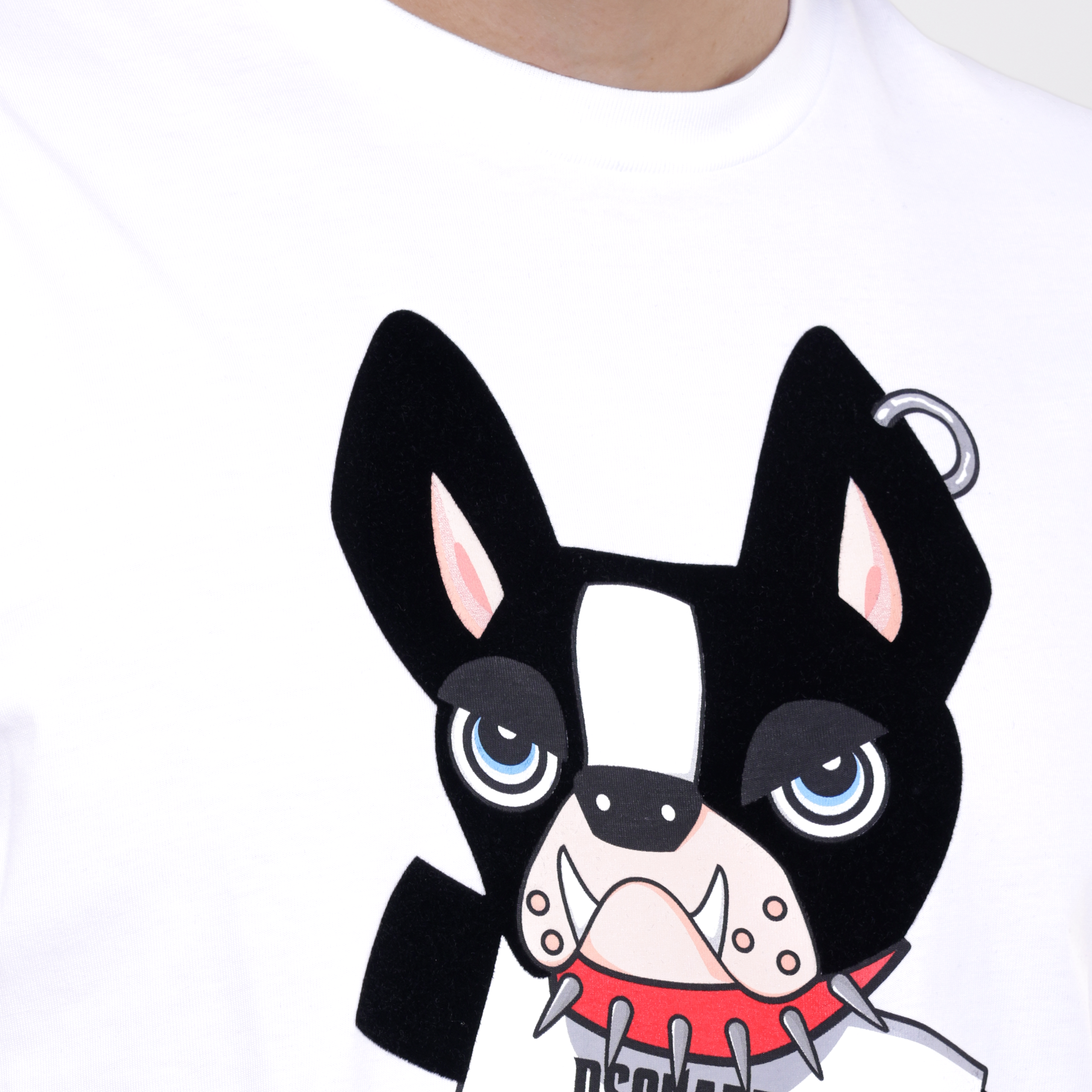 Camiseta Blanca Dsquared2 Dog Print