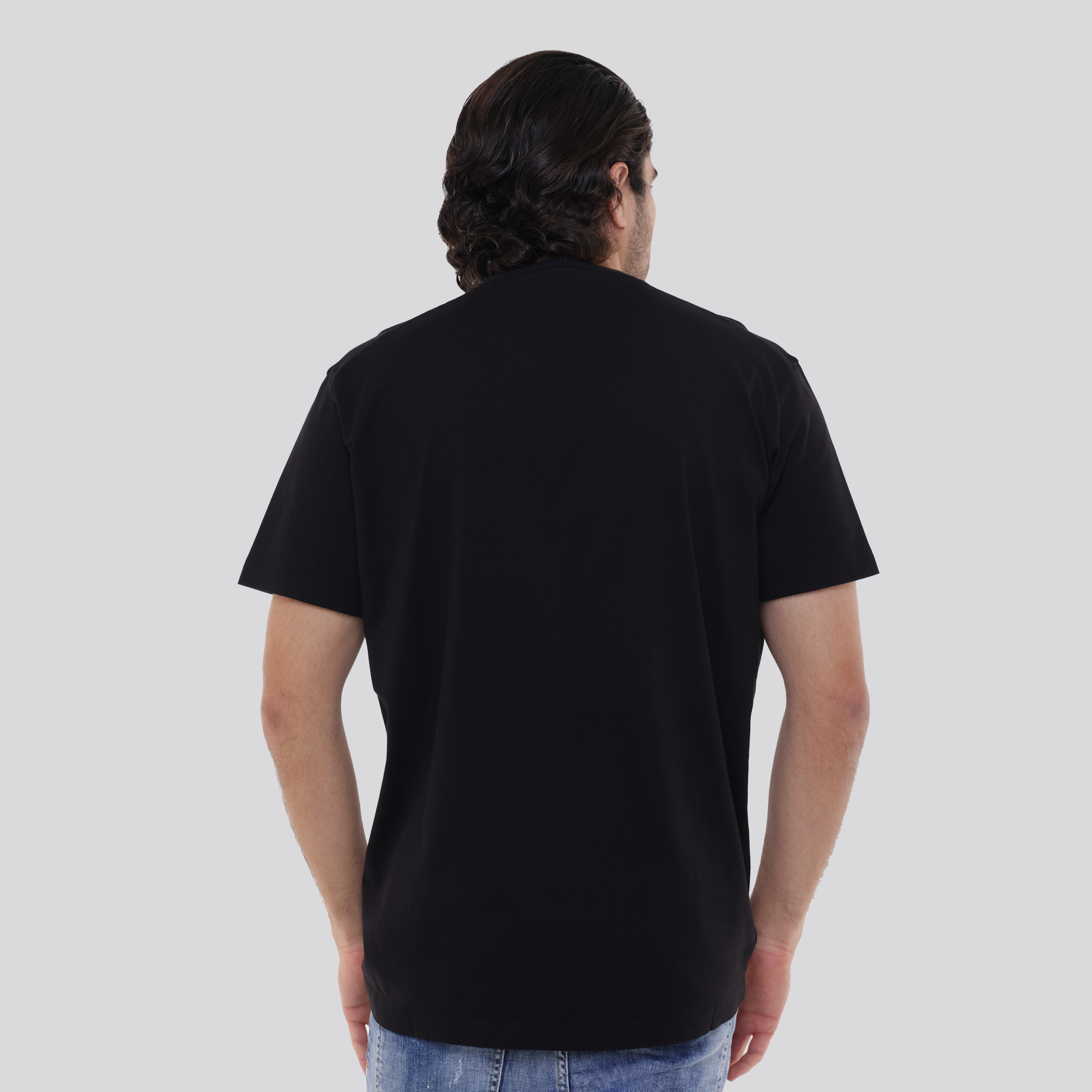 Camiseta Negra Dsquared2 Dog Print