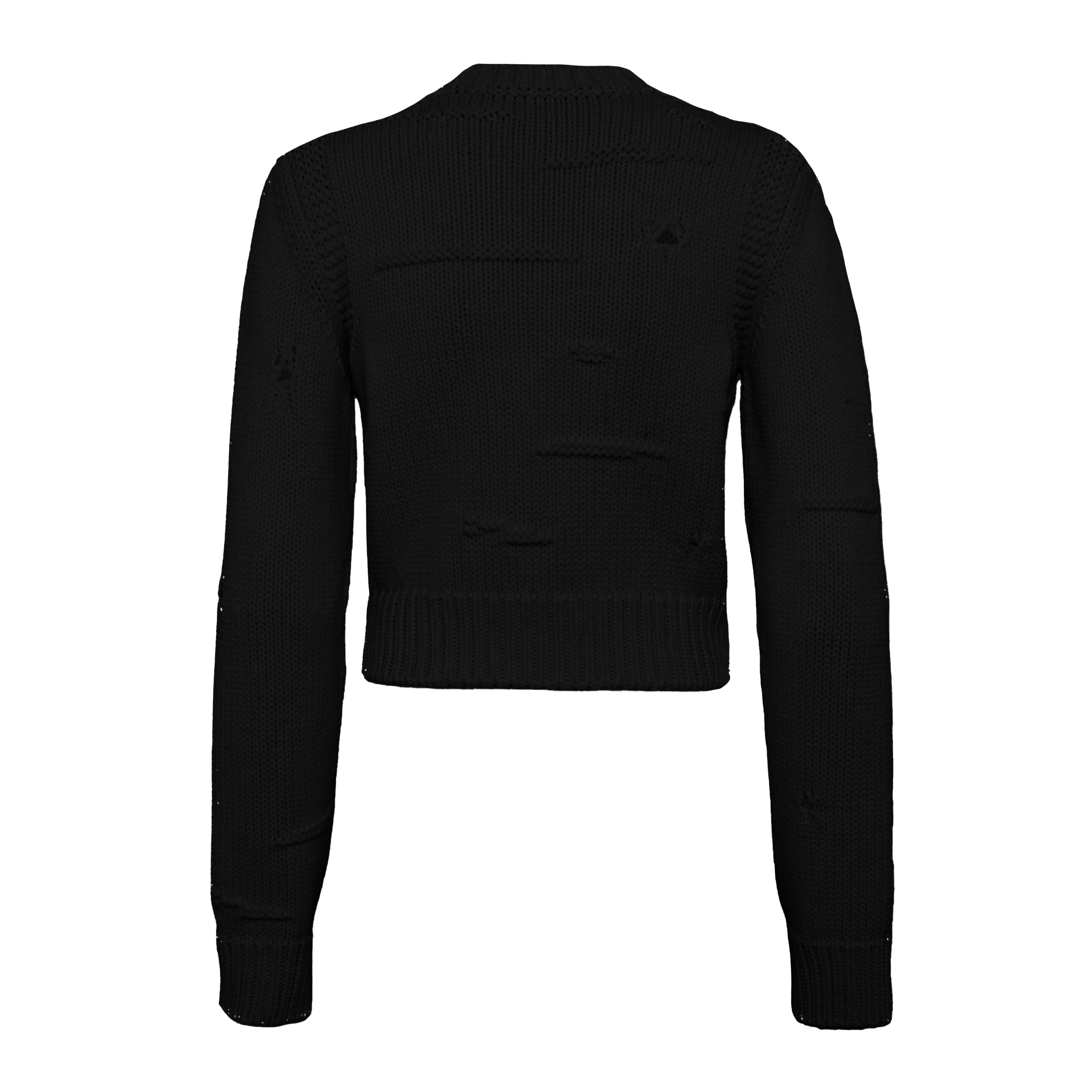 Buzo Negro Dsquared2 Ripped