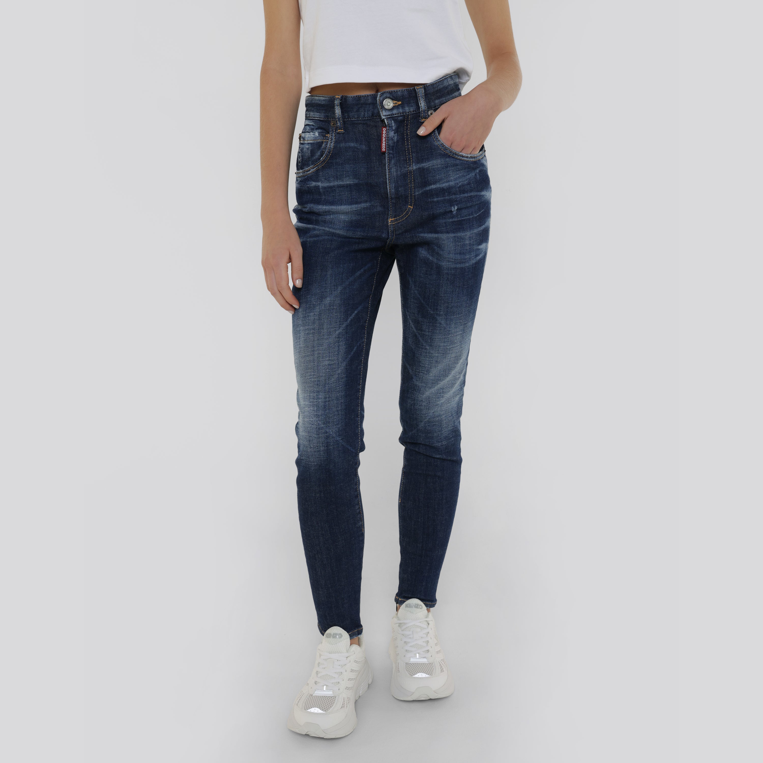 Jeans Denim Dsquared2 High Waist Twiggy Twiggy