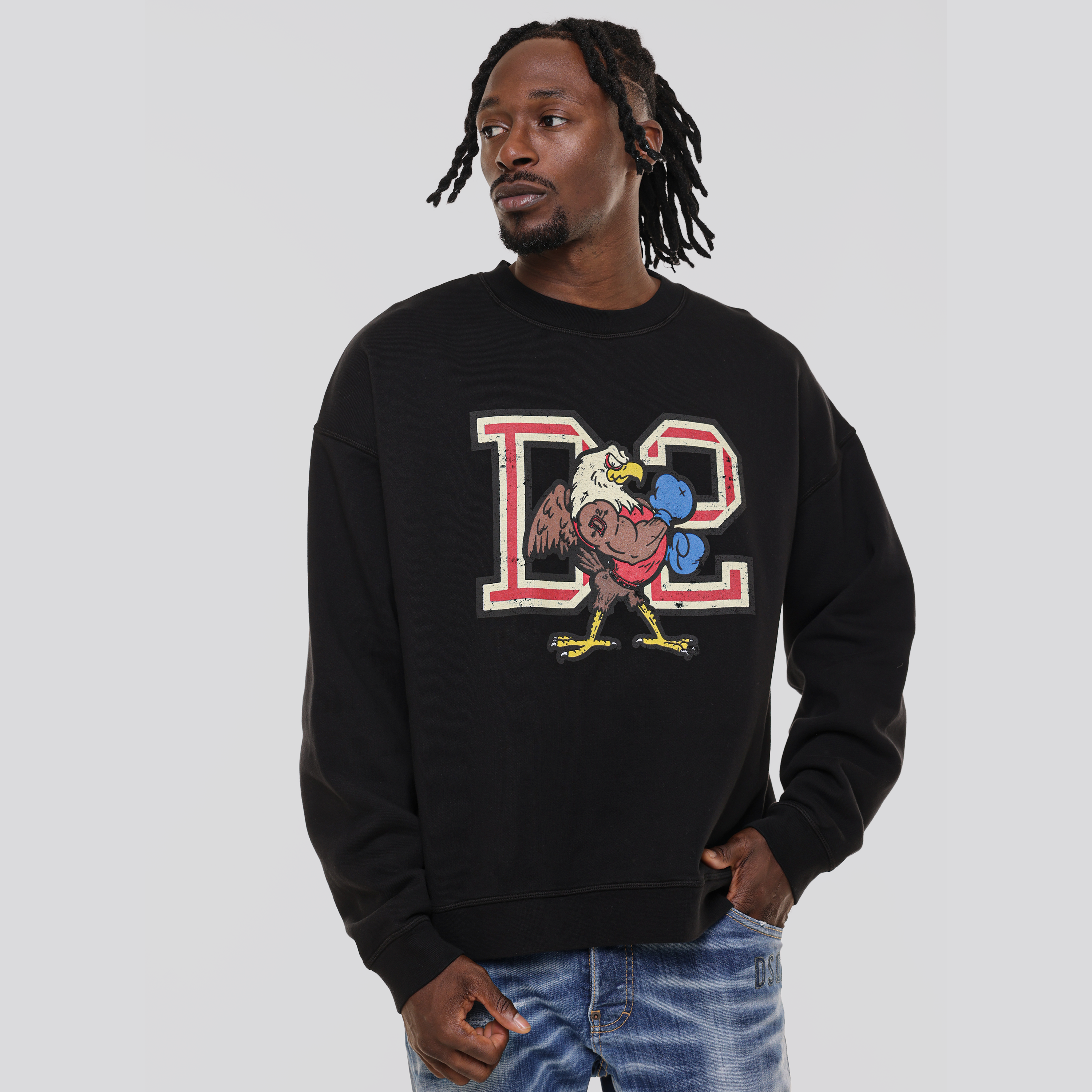 Buzo Negro Dsquared2 Chicken