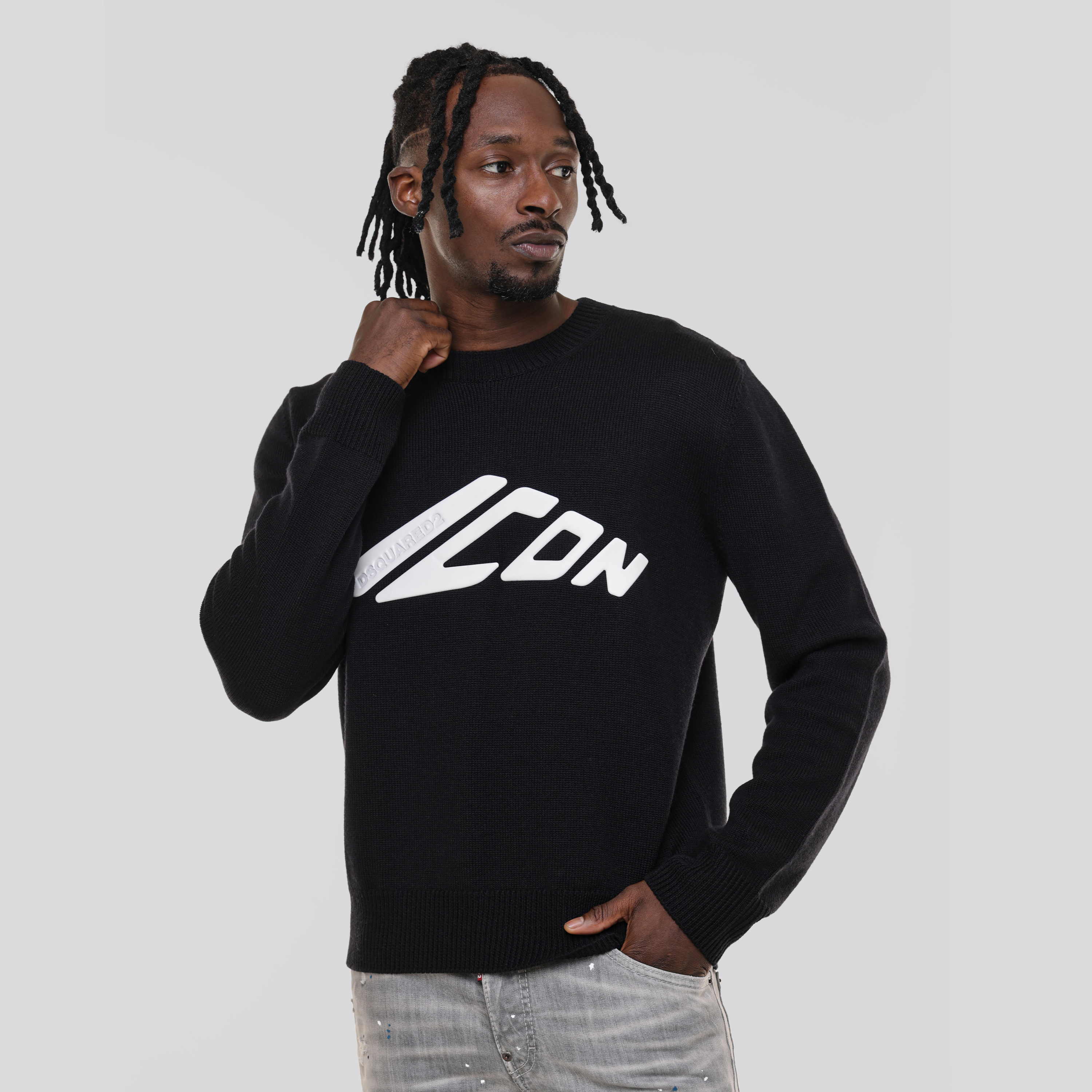 Buzo Negro Dsquared2 Icon