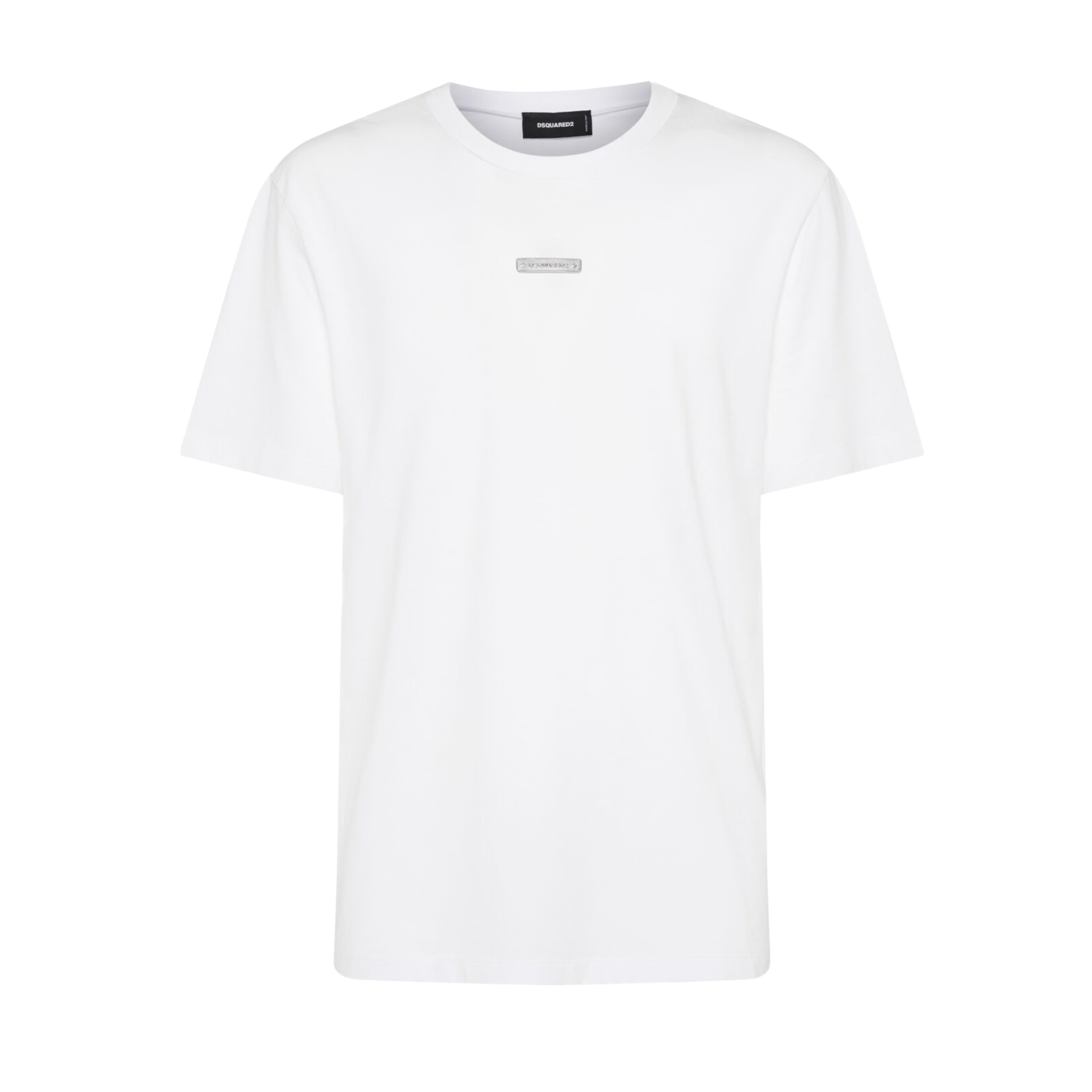 Camiseta Blanca Dsquared2 Silver Patch