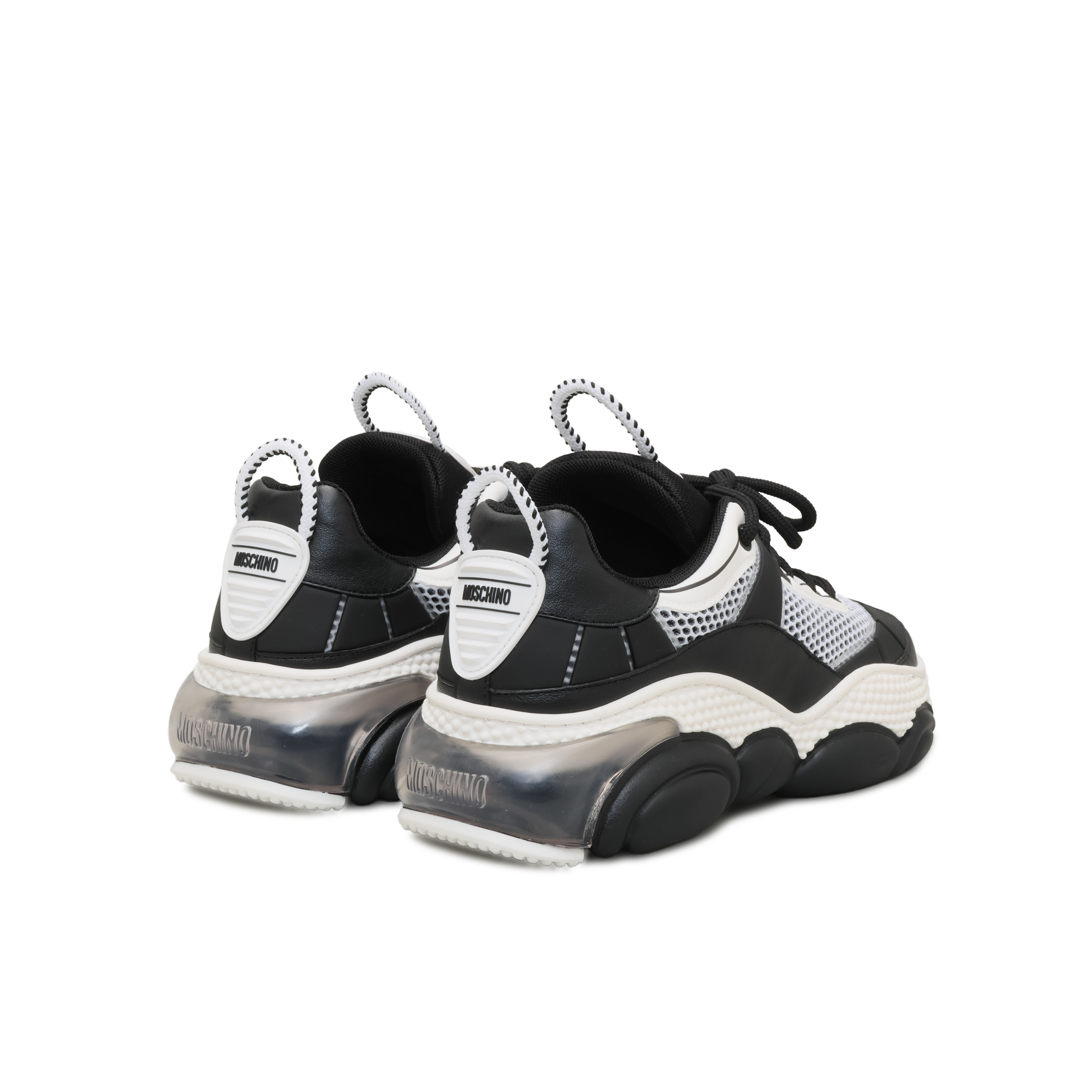 Sneakers Negros Moschino Embossed